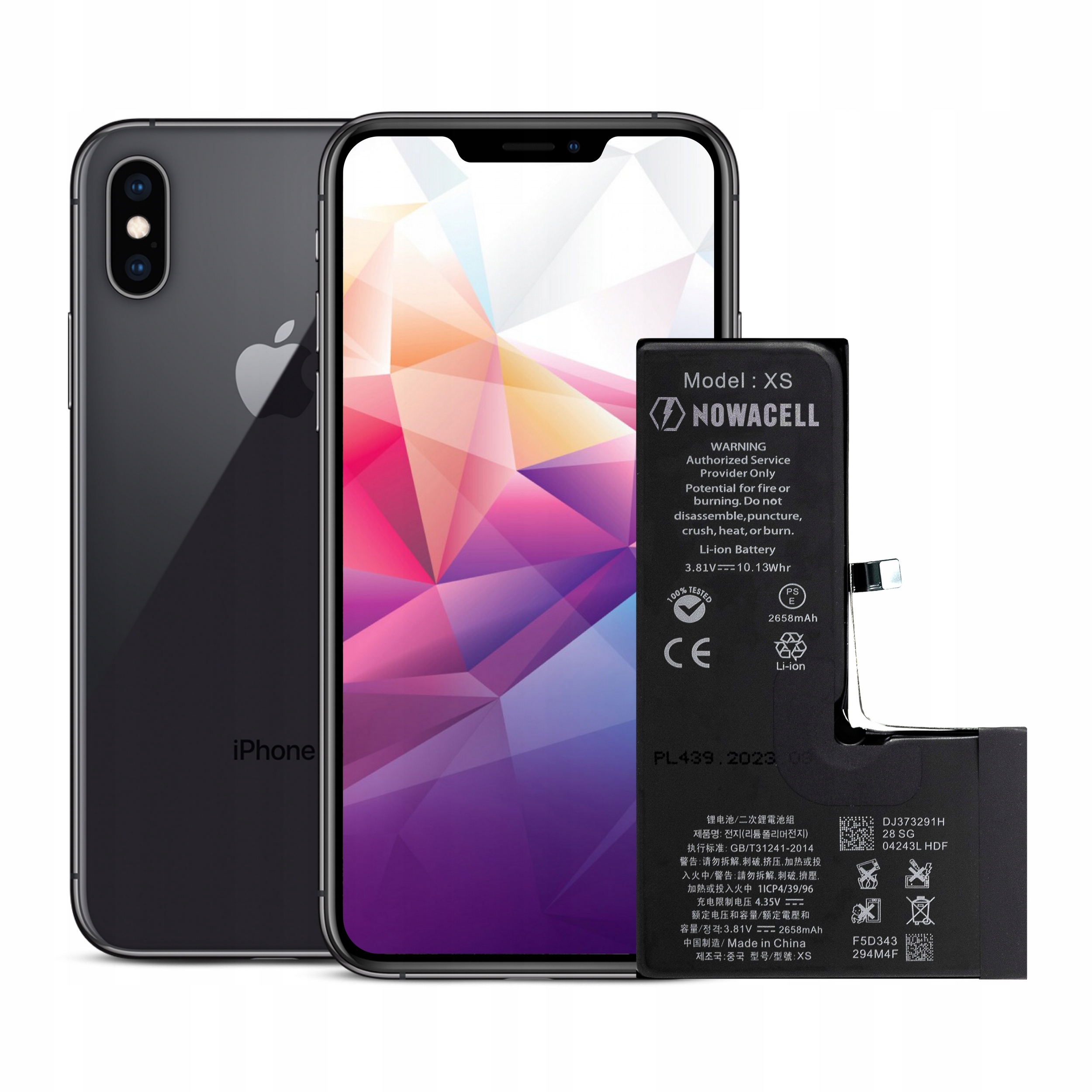 Bateria do iPhone XS 2658mAh - NOWACELL