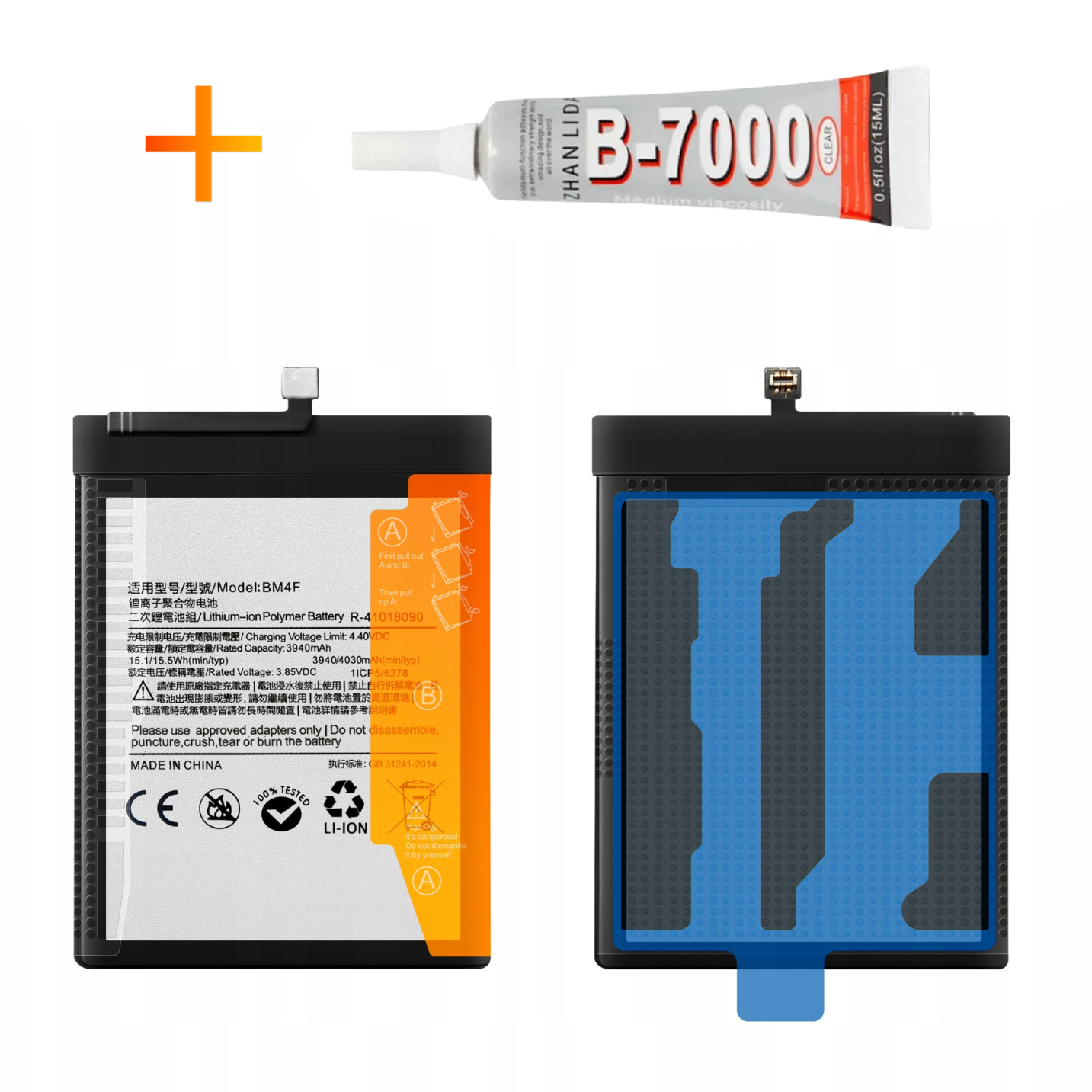Bateria BM4F + KLEJ B7000 do Xiaomi Mi A3 Mi 9 Lite 4030mAh Akumulator