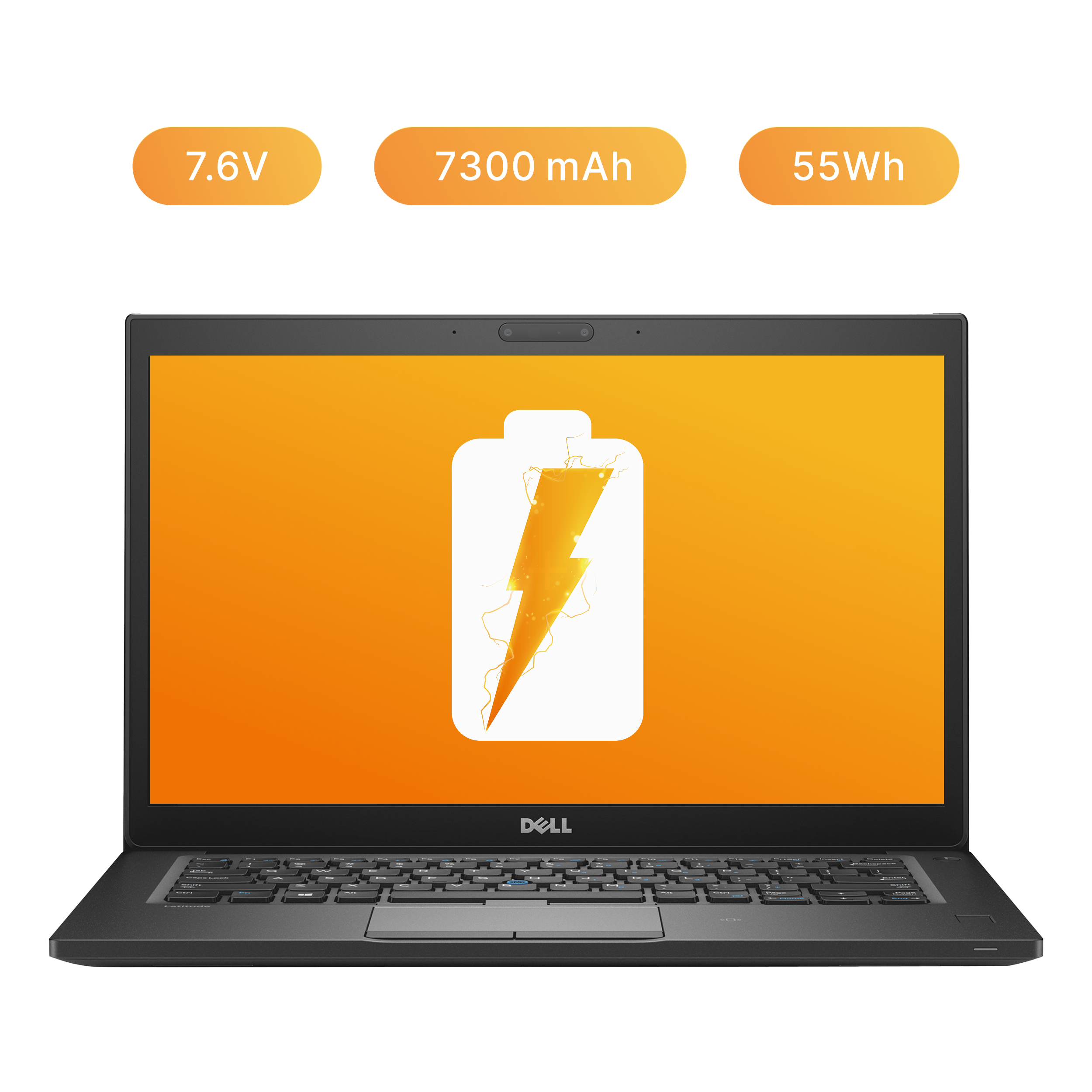 Bateria J60J5 do Dell Latitude E7270 E7470 MC34Y 1W2Y2 242WD 55 Wh 7,6 V