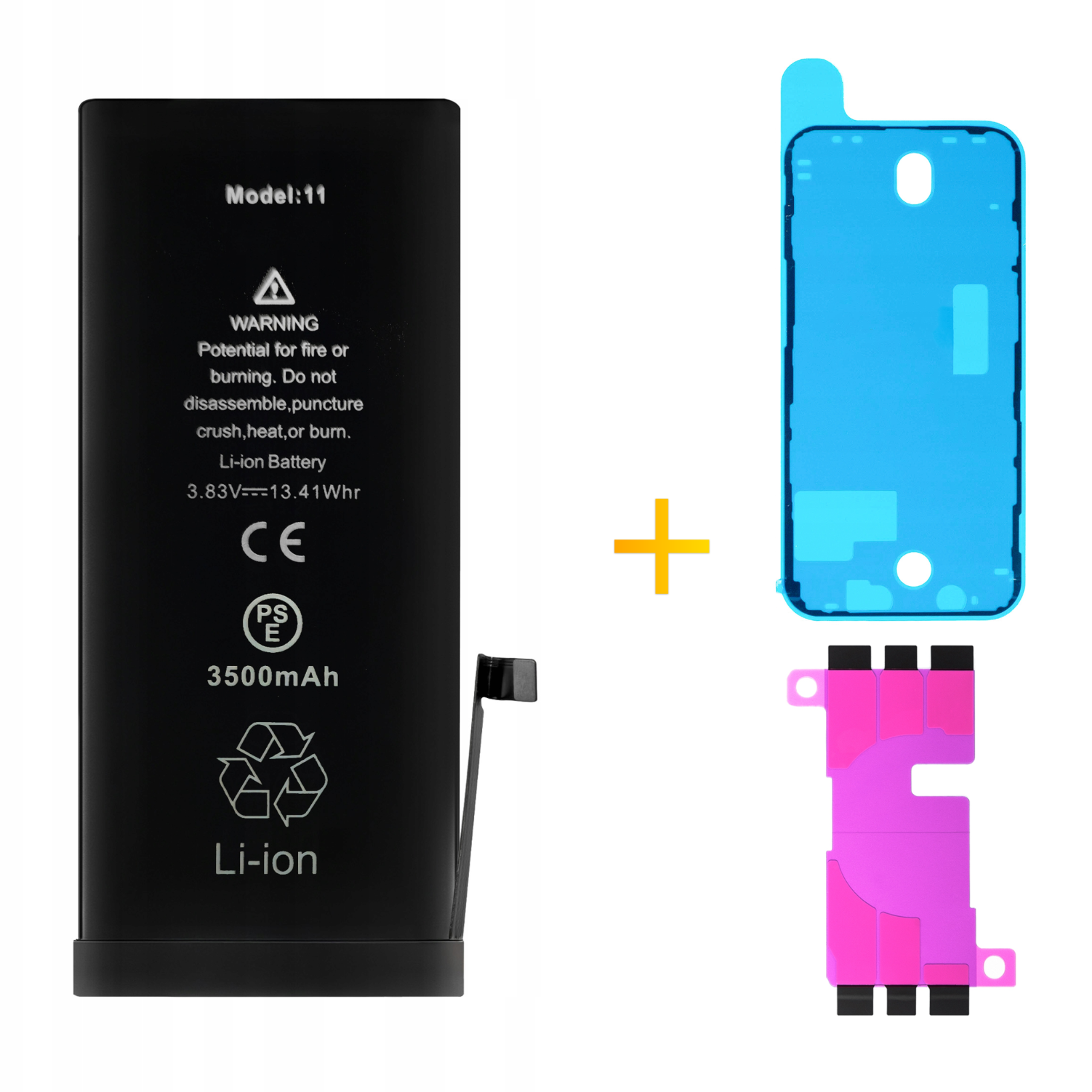 Bateria + Usczelka do iPhone 11 Większa Pojemność 3500 mAh NOWACELL