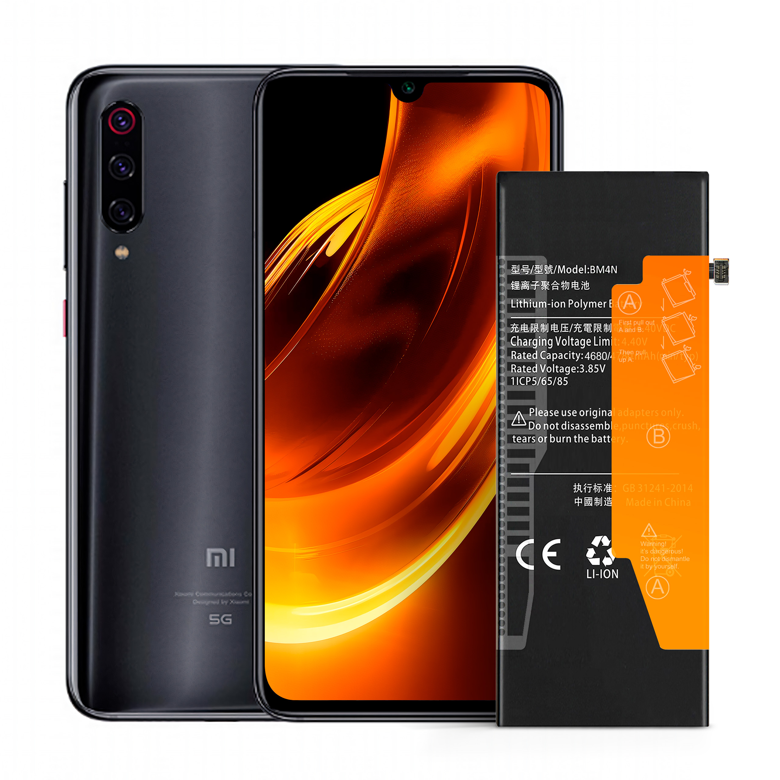 Bateria BM4N Xiaomi MI 10 MI10 5G 4780mAh Oryginalna Jakość