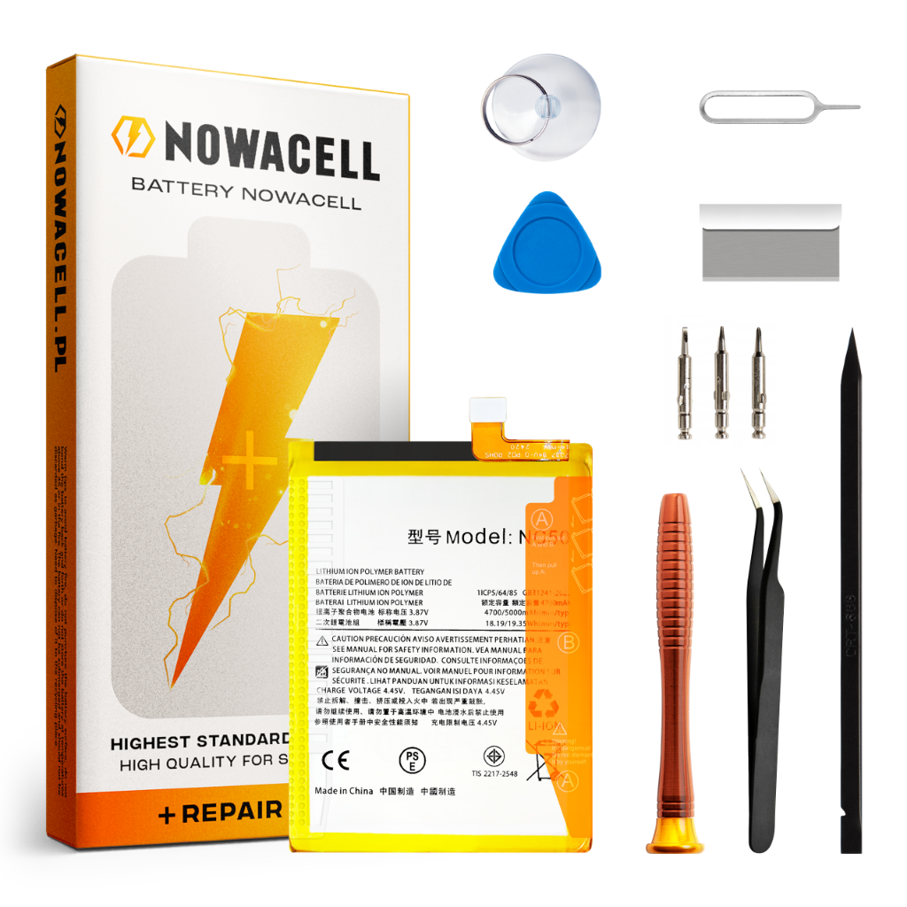 Zestaw Bateria NC50 do Motorola Moto G32 / Moto G41, 5000 mAh, Akumulator