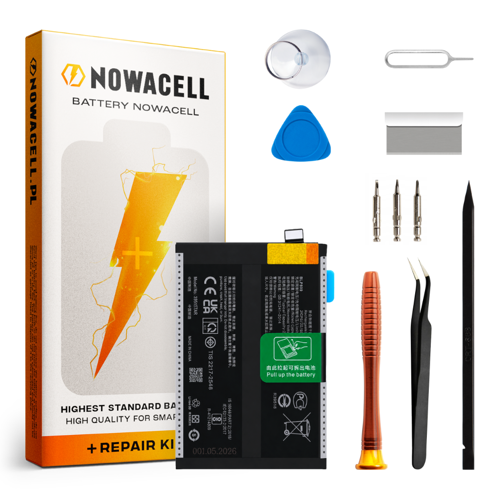 Zestaw Bateria BLP809 do Realme GT Master Edition / Q2 Pro, 4300 mAh, Nowa