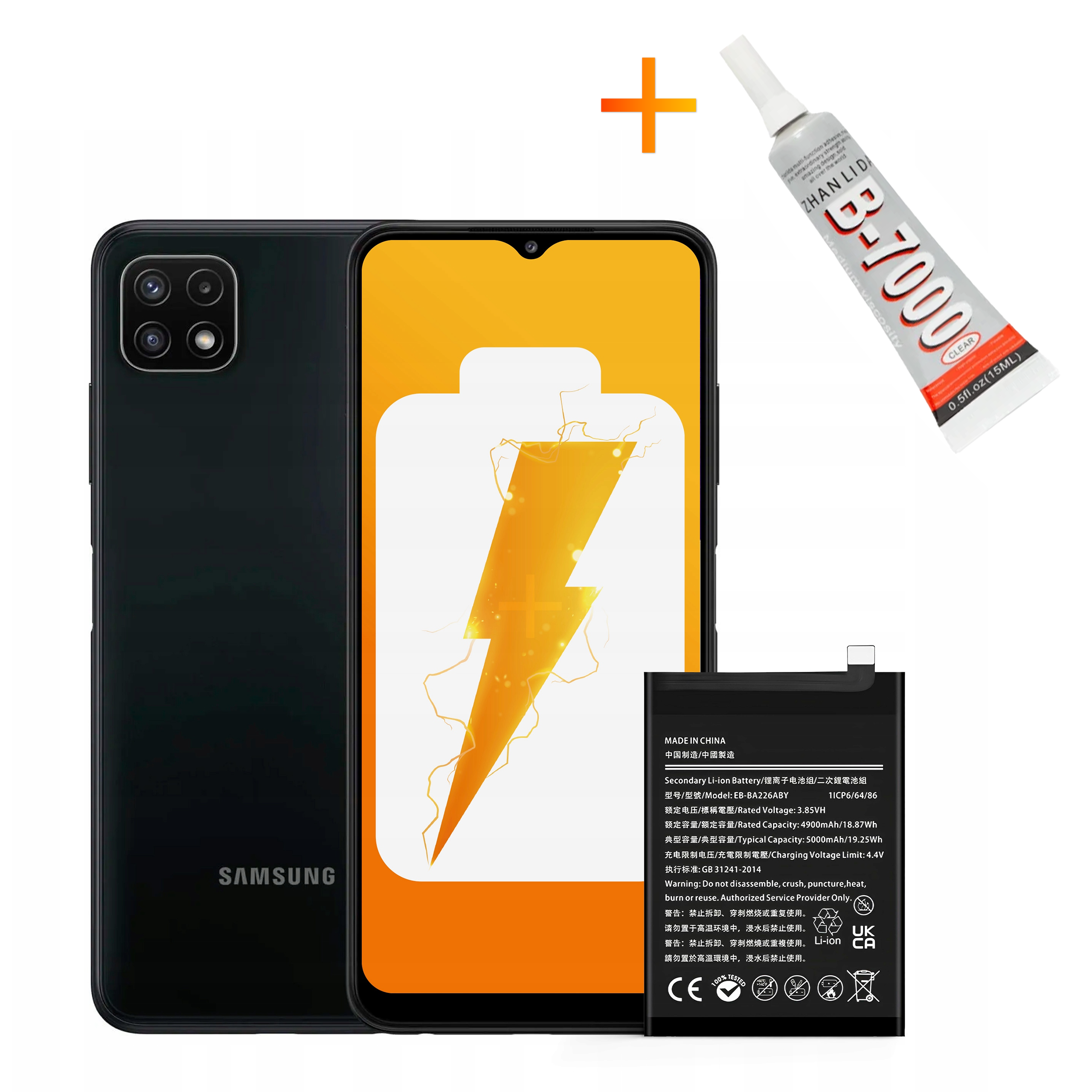 Bateria EB-BA226ABY + KLEJ do Samsung Galaxy A22 5G 5000 mAh Akumulator