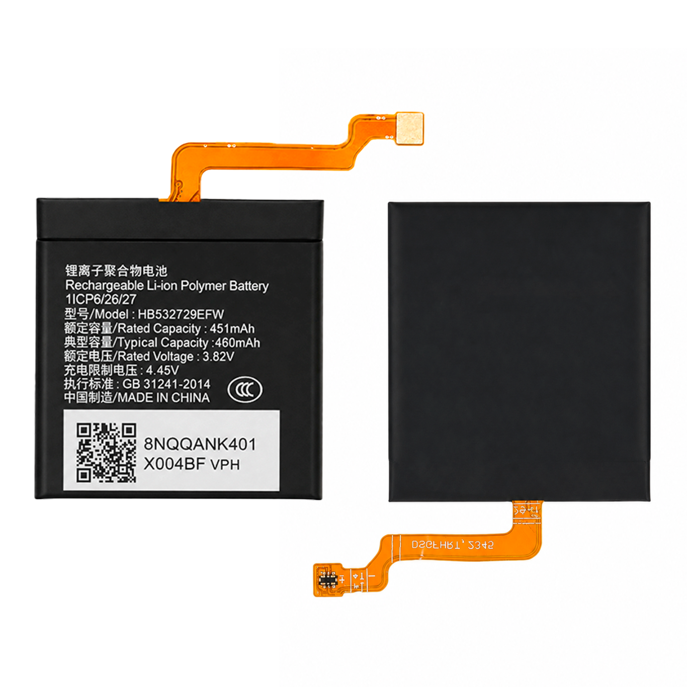 Bateria HB532729EFW do Huawei Watch 3 GLL-AL00 / GT 2 Pro VID-B19 460 mAh
