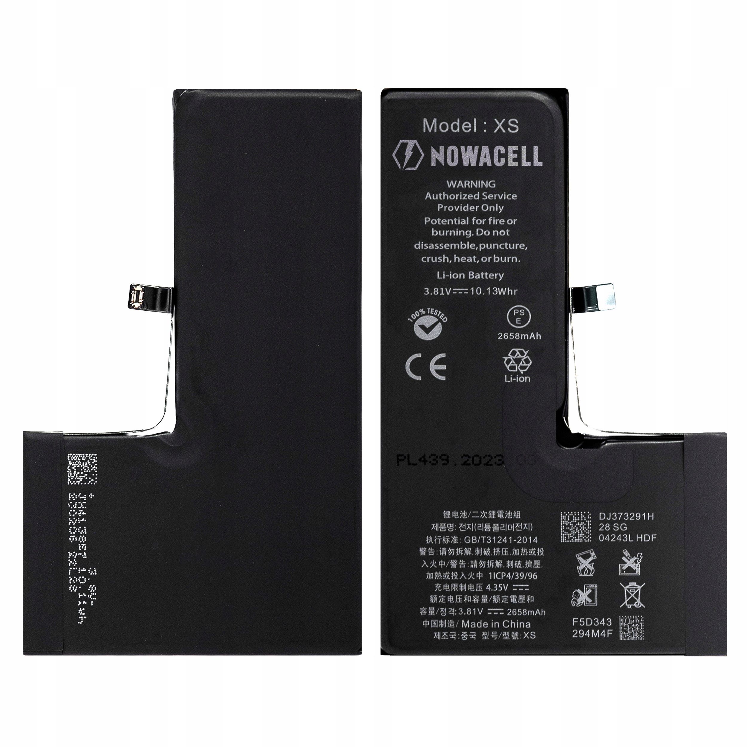 Bateria do iPhone XS 2658mAh - NOWACELL