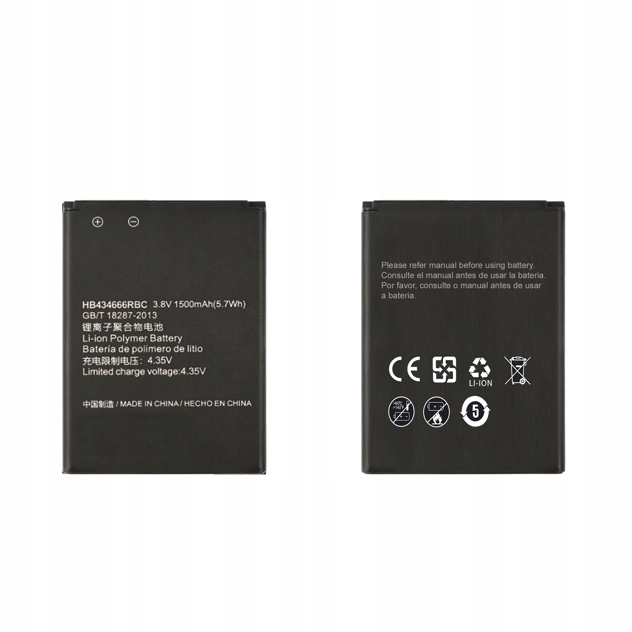 Bateria HB434666RBC do Huawei E5575SE, E5776, 1500 mAh, Oryginalna jakość