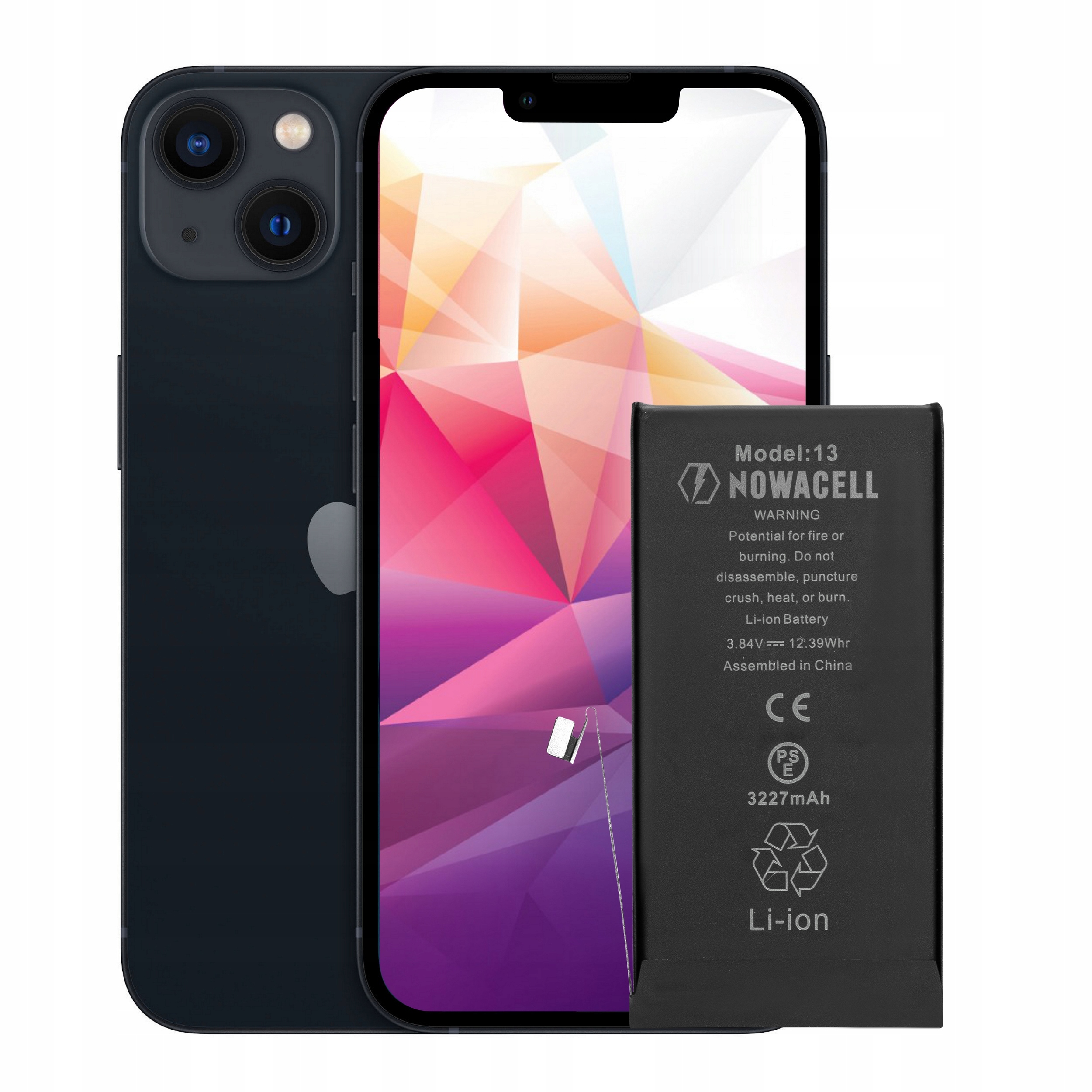 Bateria do iPhone 13 3227mAh - NOWACELL