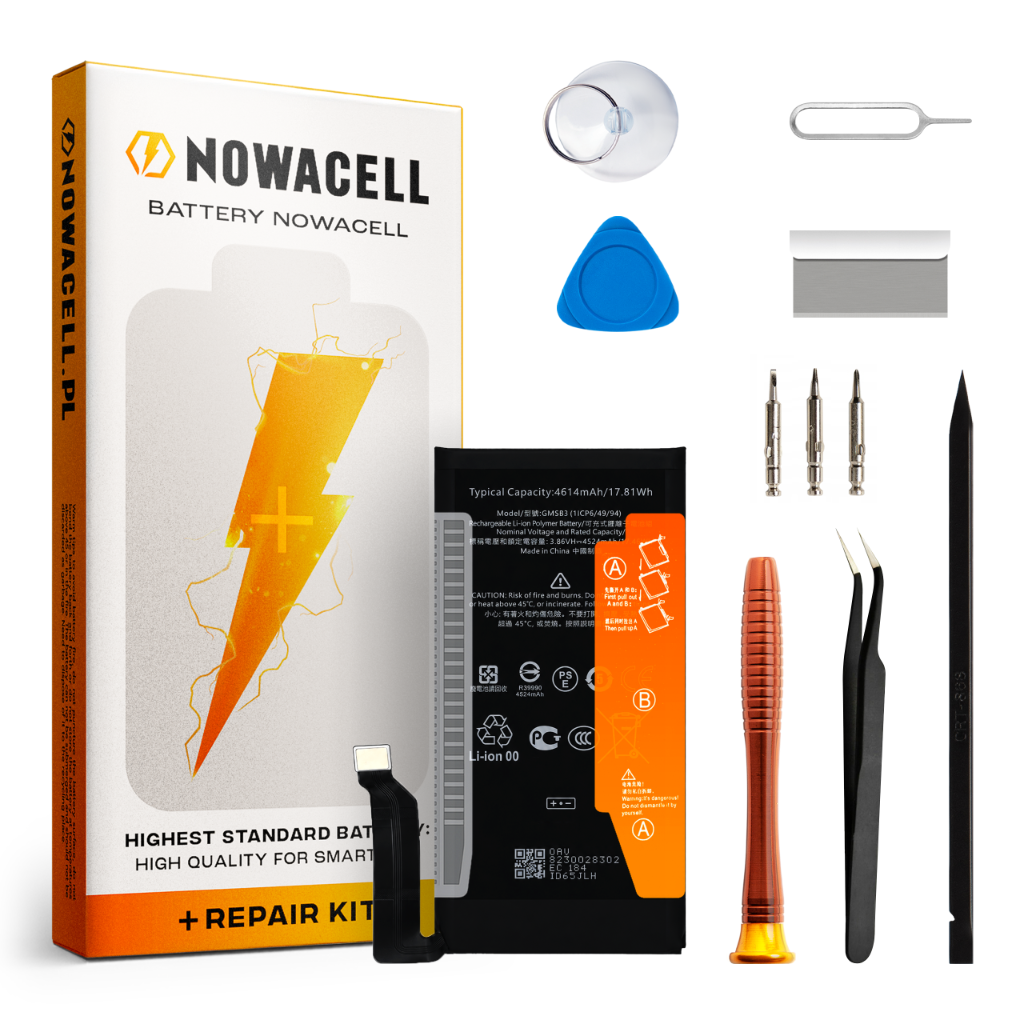Zestaw Bateria GMSB3 do Google Pixel 6 GB7N6 G9S9B 4614 mAh Akumulator Nowy