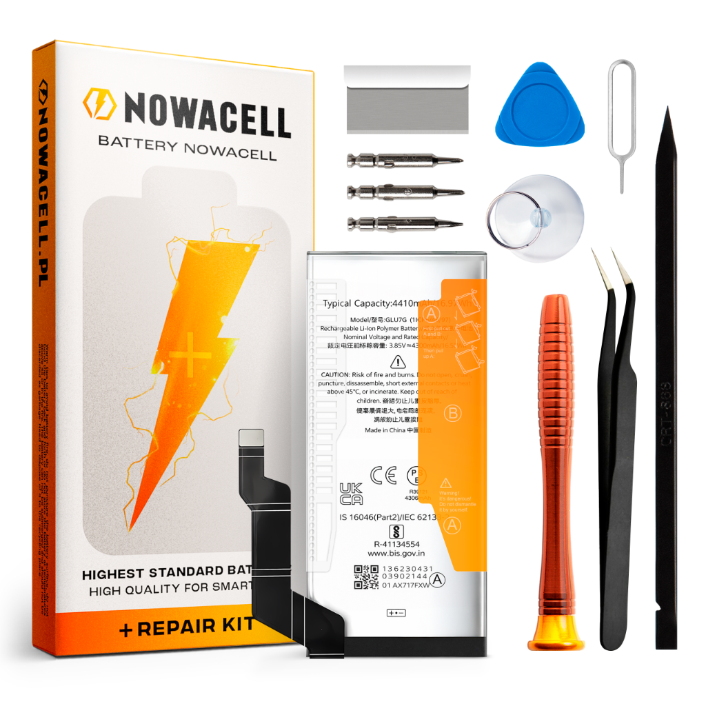 Bateria GLU7G do Google Pixel 6A 4306 mAh Oryginalna pojemność Zestaw Nowa