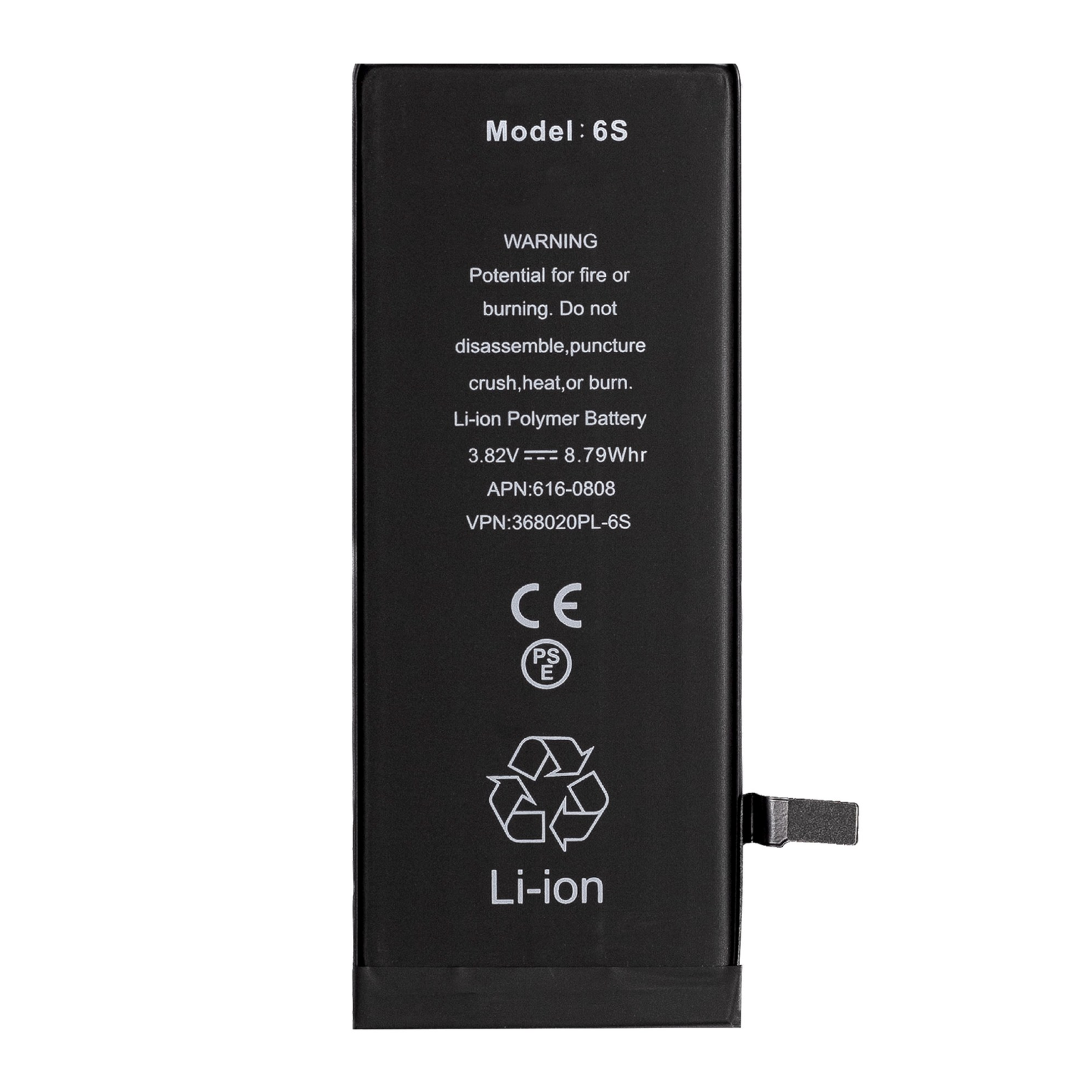Bateria + Uszczelka  do iPhone 6S BEZ KOMUNIKATU Większa Pojemność 2510 mAh
