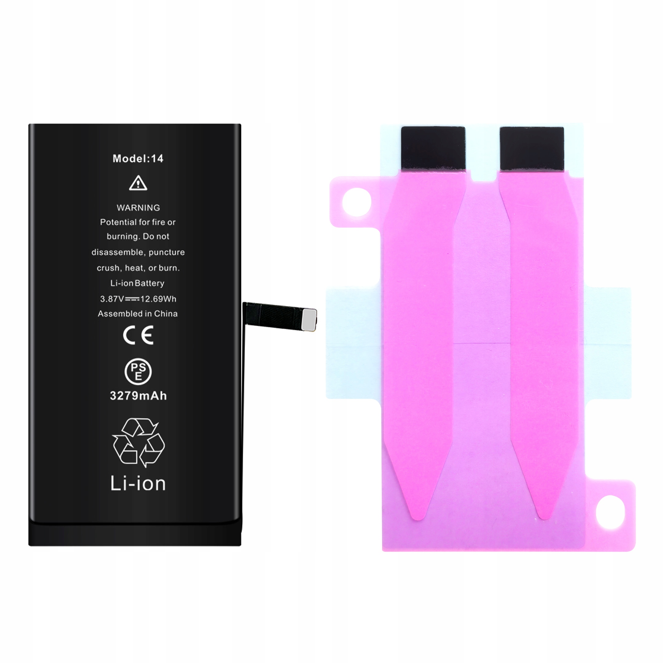 Bateria do iPhone 14 BEZ KOMUNIKATU 3279 mAh OEM Jakość Kondycja 100%