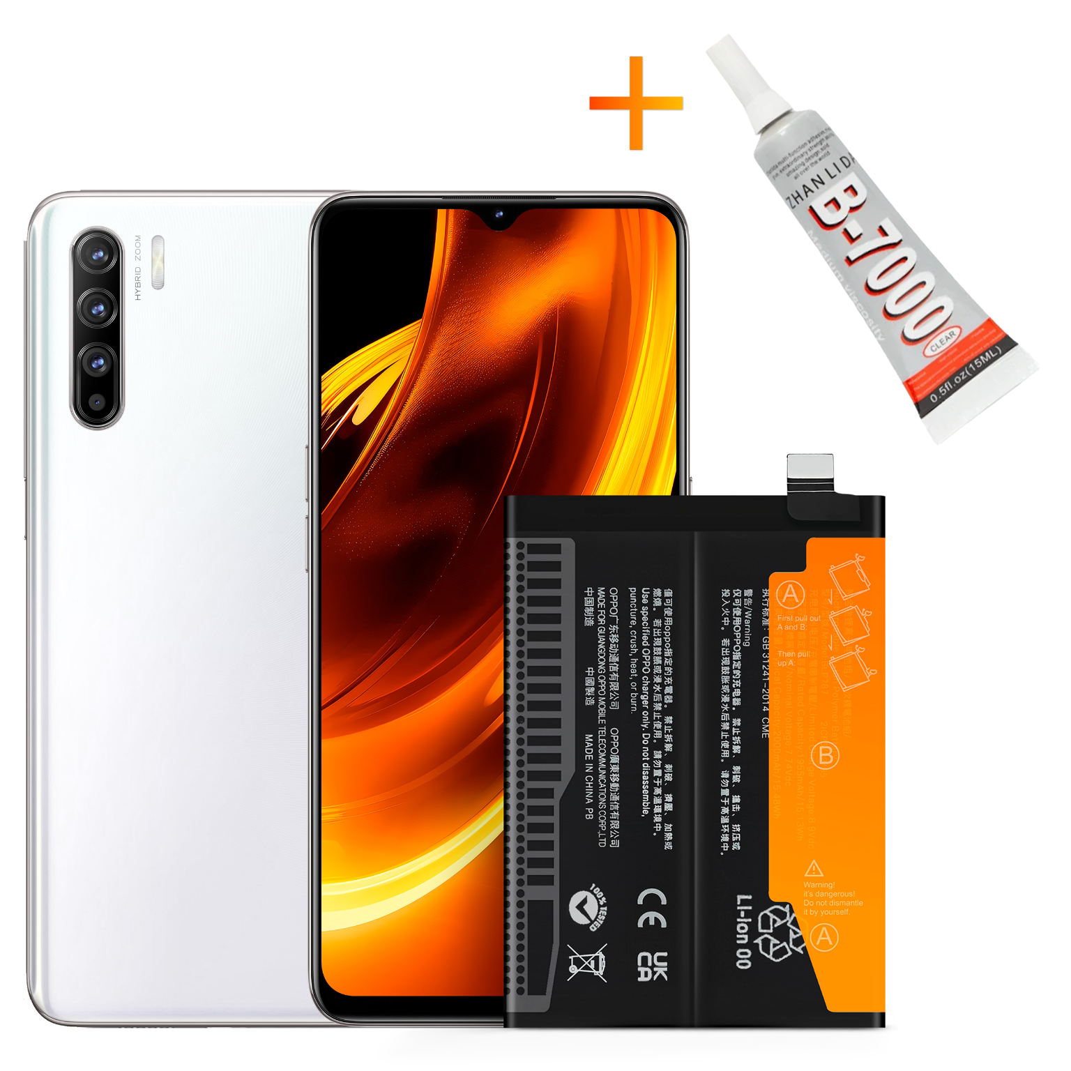 Bateria BLP787 + KLEJ B7000 do Oppo Reno 4 Pro 5G 4000 mAh Akumulator