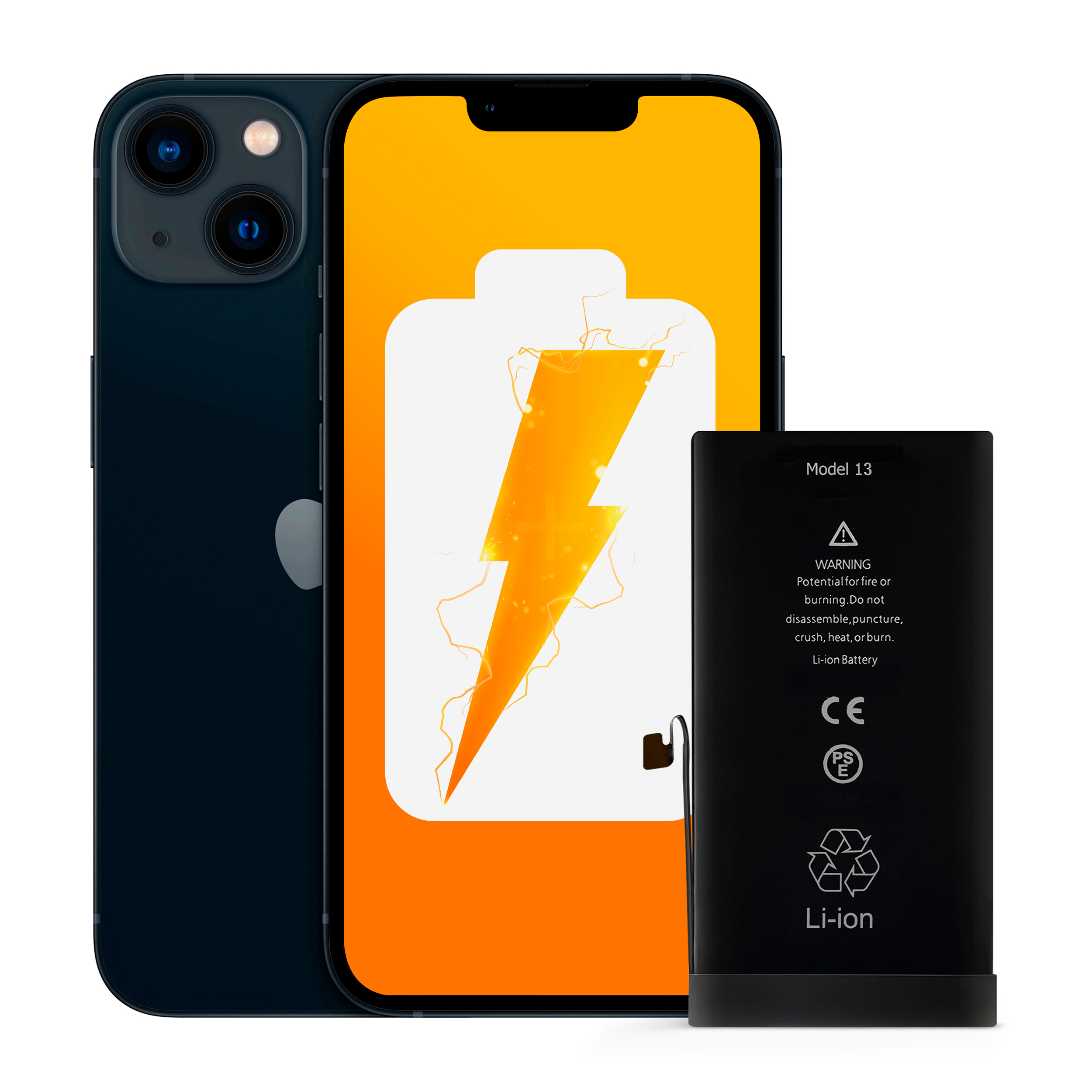 Bateria do iPhone 13 Większa Pojemność 3510 mAh NOWACELL