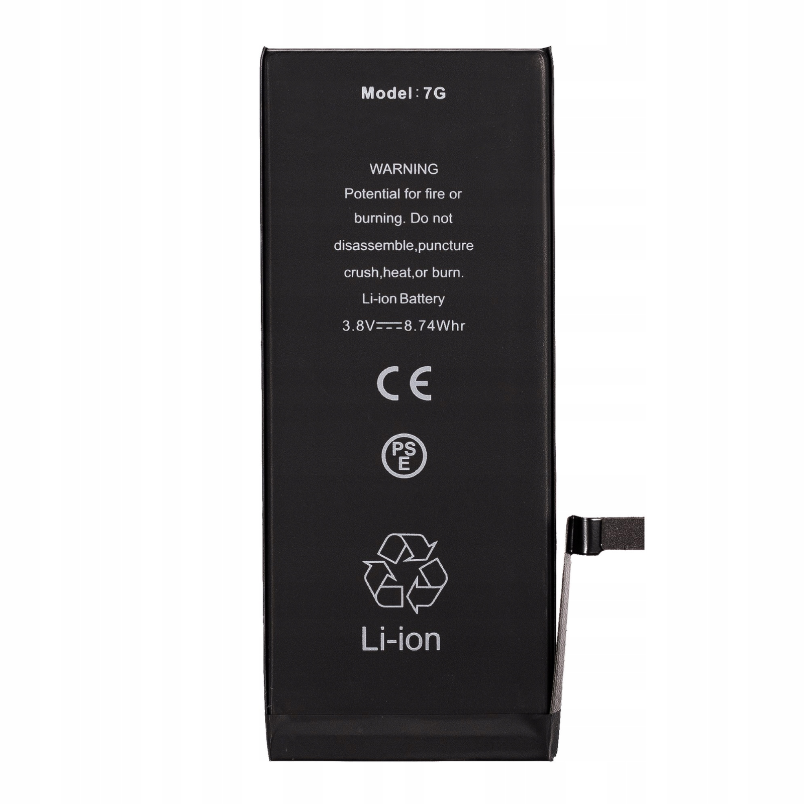 Bateria + Uszczelka do iPhone 7 BEZ KOMUNIKATU Większa Pojemność 2300 mAh