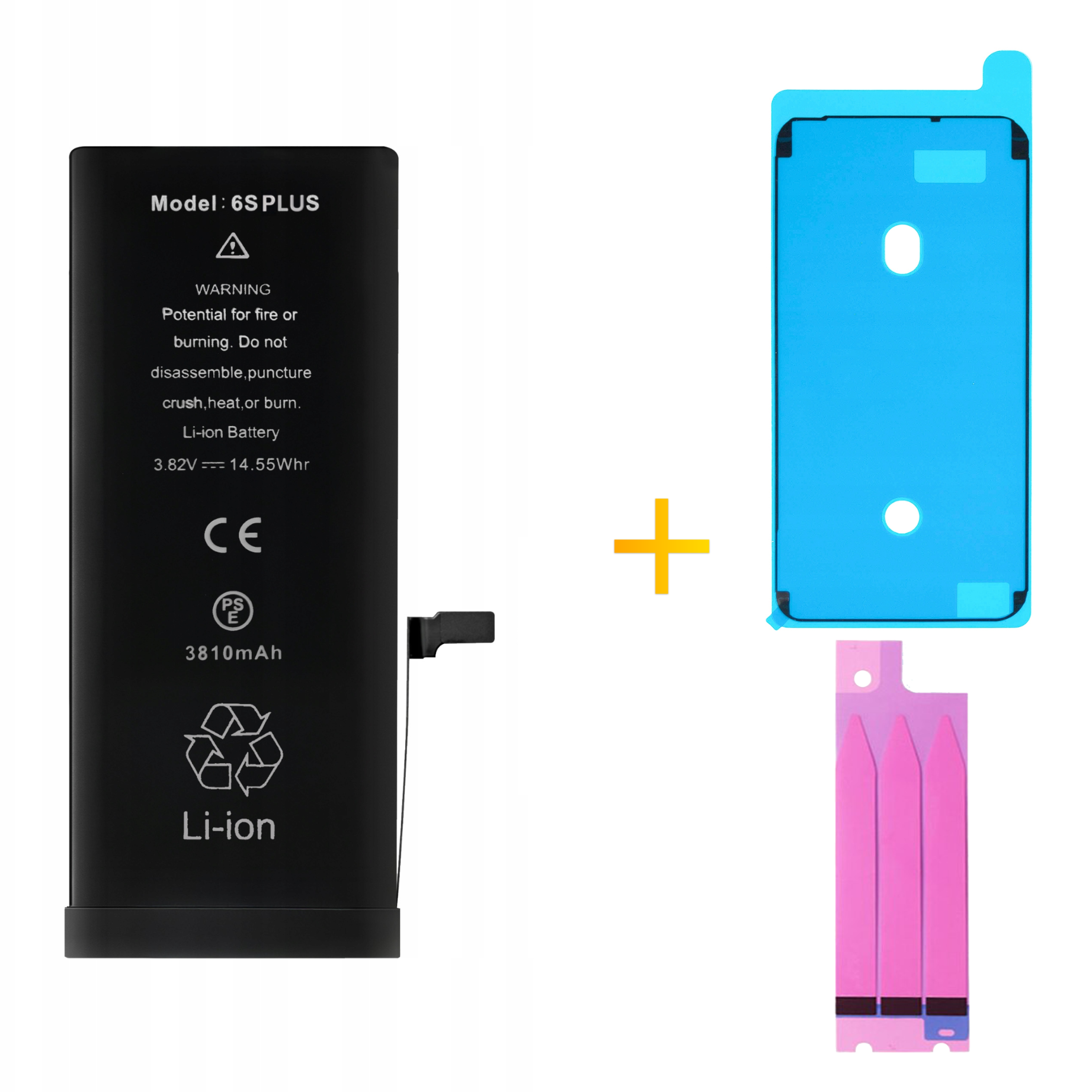 Bateria + Uszczelka do iPhone 6S Plus Większa Pojemność 3810 mAh NOWACELL