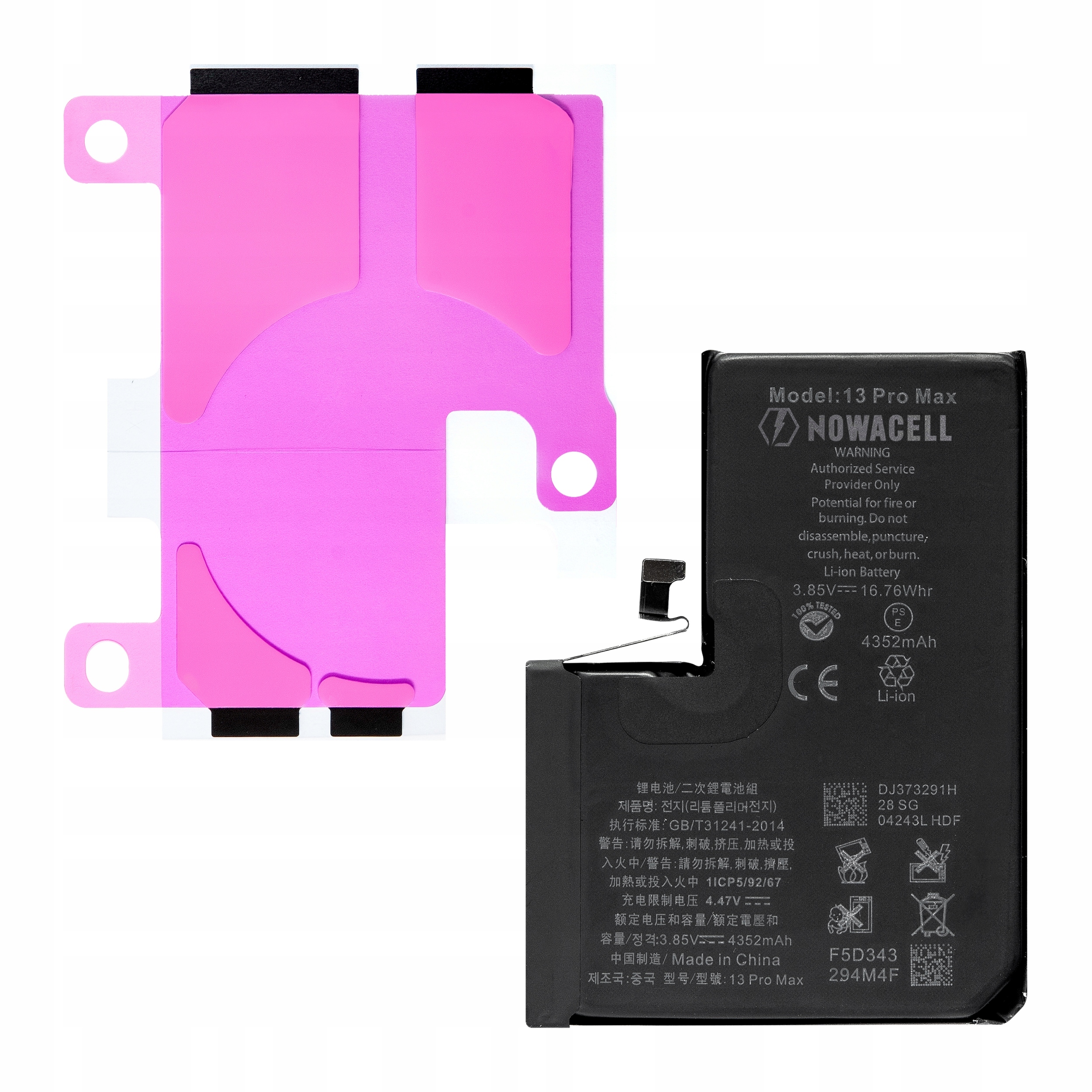 Bateria do iPhone 13 Pro Max 4352mAh - NCELL ORYG
