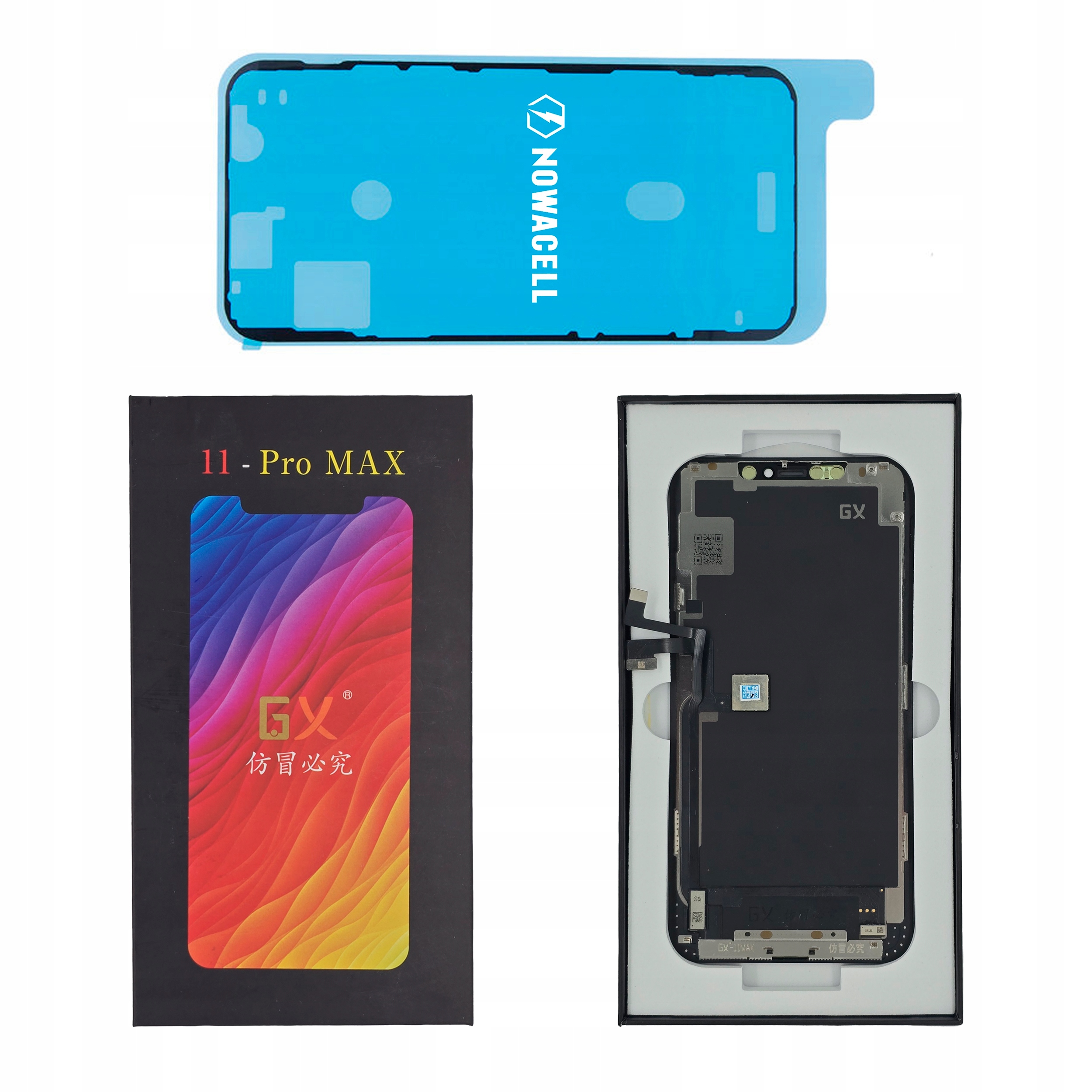 Wyświetlacz GX OLED do Apple iPhone 11 Pro Max Ekran + Uszczelka