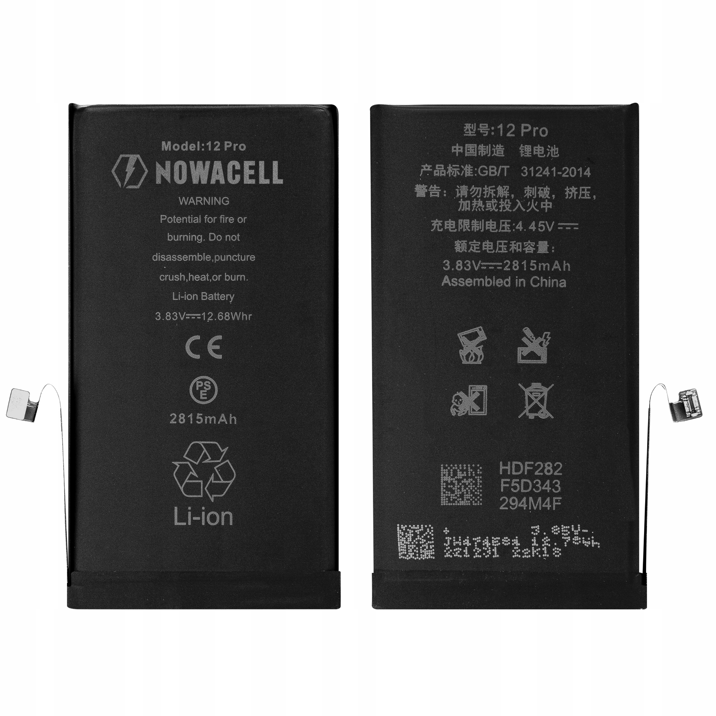 Bateria do iPhone 12 Pro - Pojemność 2815mAh Oryginalna Jakość