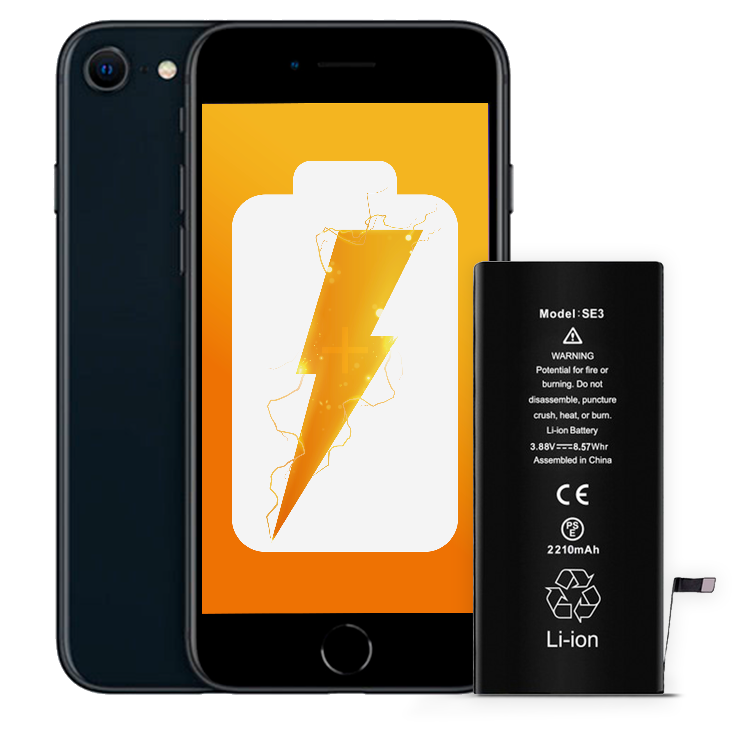 Bateria do iPhone SE 3 2022 Większa Pojemność 2200 mAh Zestaw NOWACELL