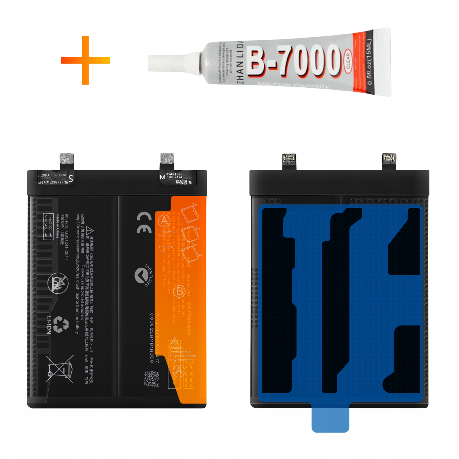 Bateria BM58 + KLEJ B7000 do Xiaomi Mi 11T Pro 5000mAh Akumulator