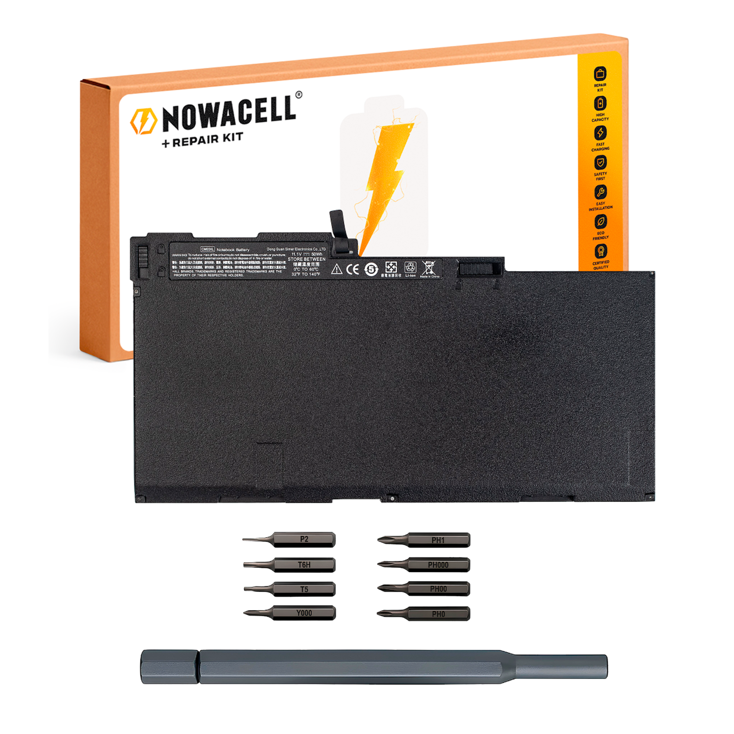 Bateria CM03XL do HP 740 745 750 755 845 850 G1 G2 ZBook 14 15u 11.1V 50 Wh