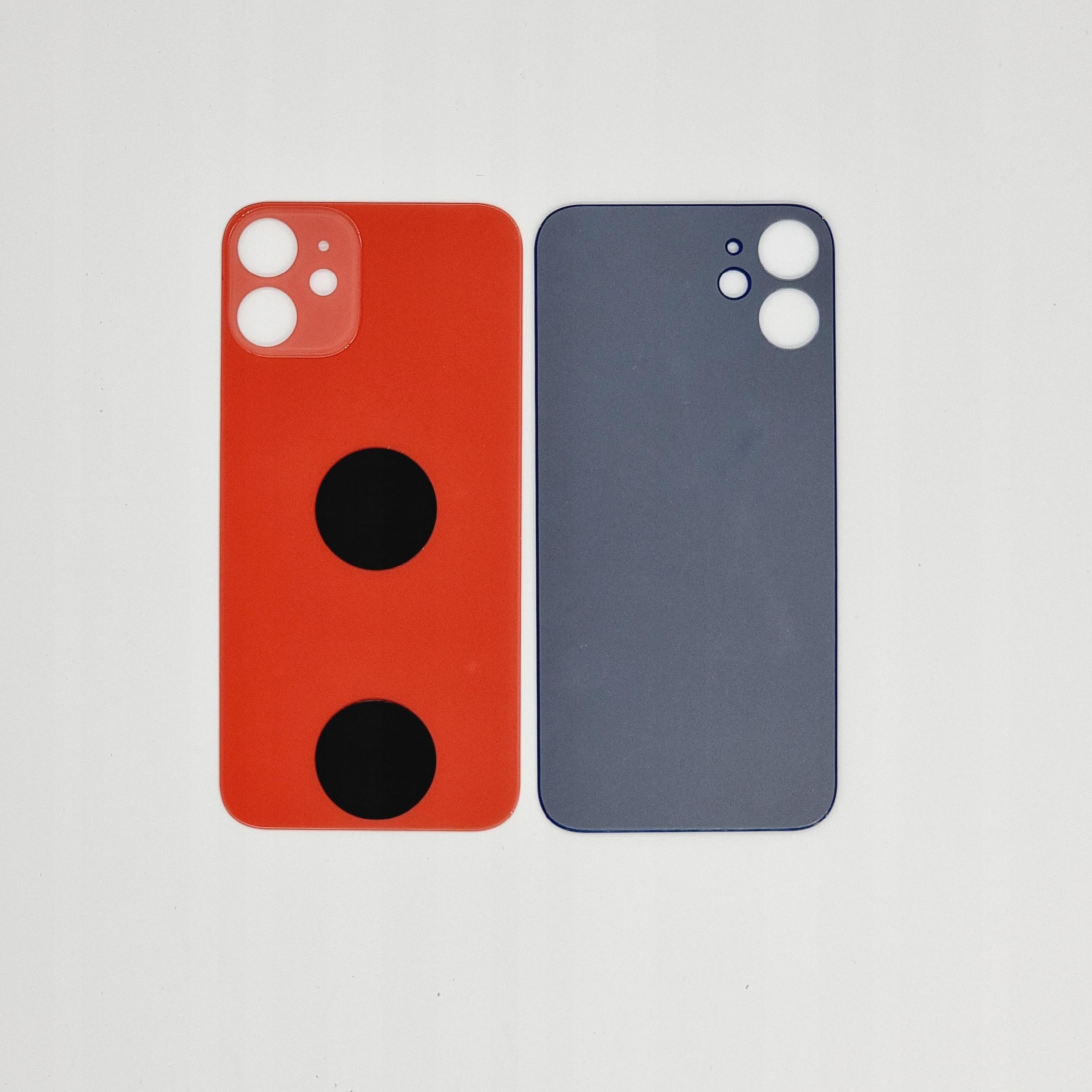 Klapka iPhone 12 Mini Tył Czerwona DUŻE OCZKO Red OR