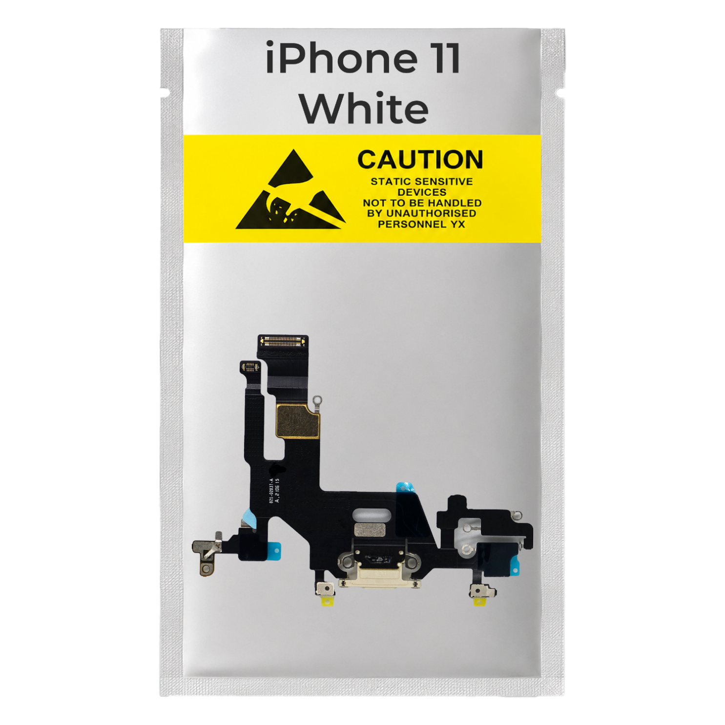Złącze do iPhone 11 Taśma Ładowania A2111 A2221 Biała ORYGINAŁ NOWACELL