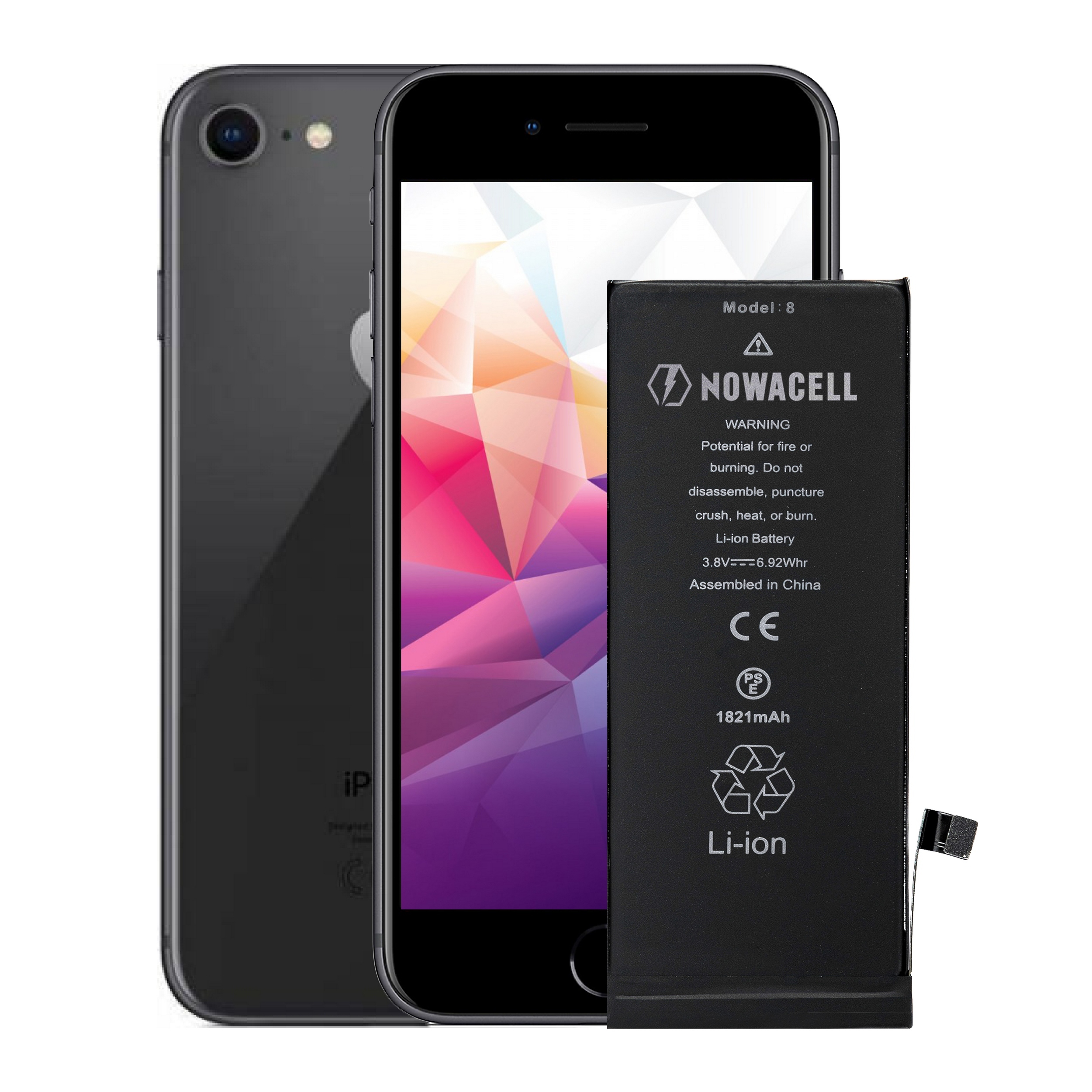 Bateria do iPhone 8 - Pojemność 1821mAh OR