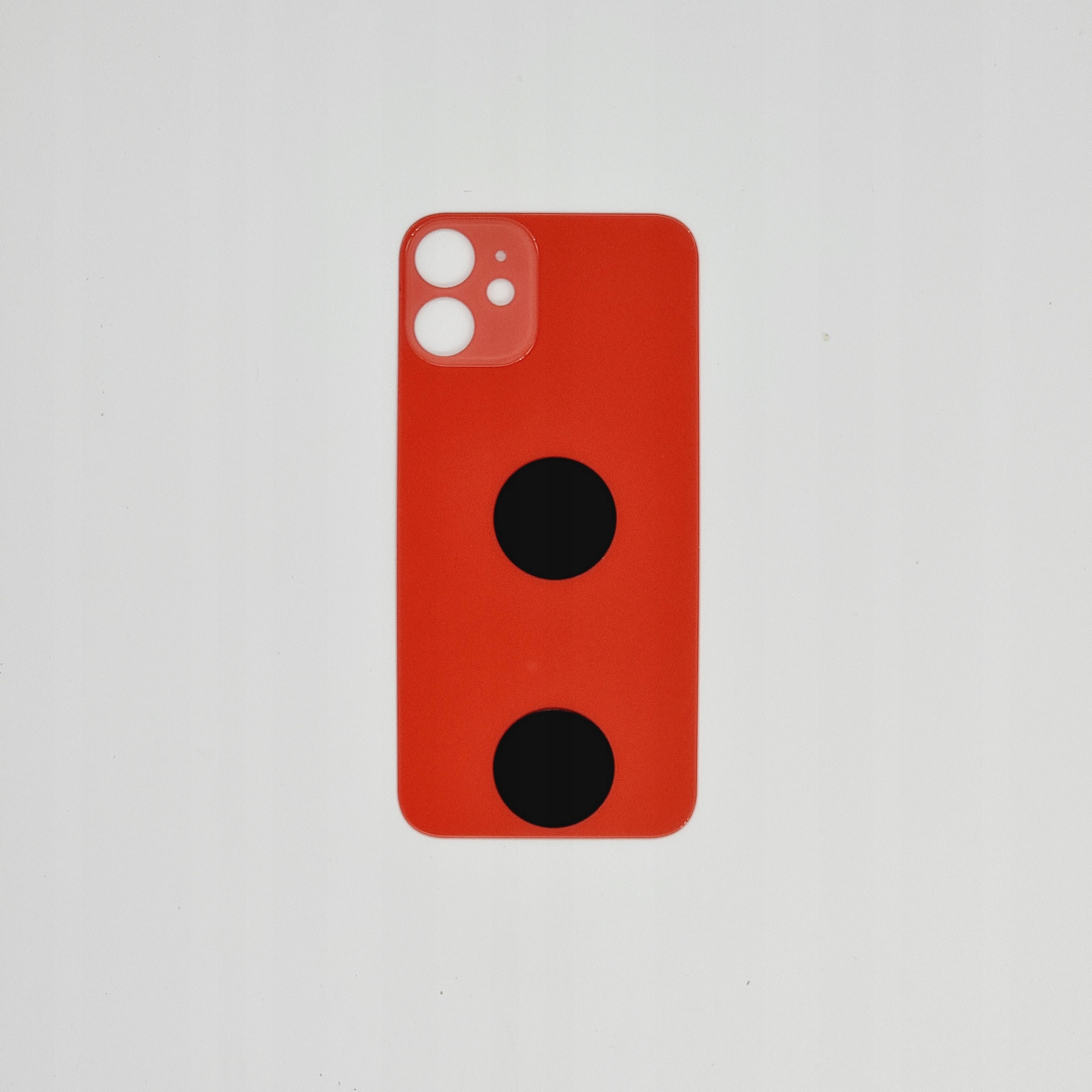 Klapka iPhone 12 Mini Tył Czerwona DUŻE OCZKO Red OR