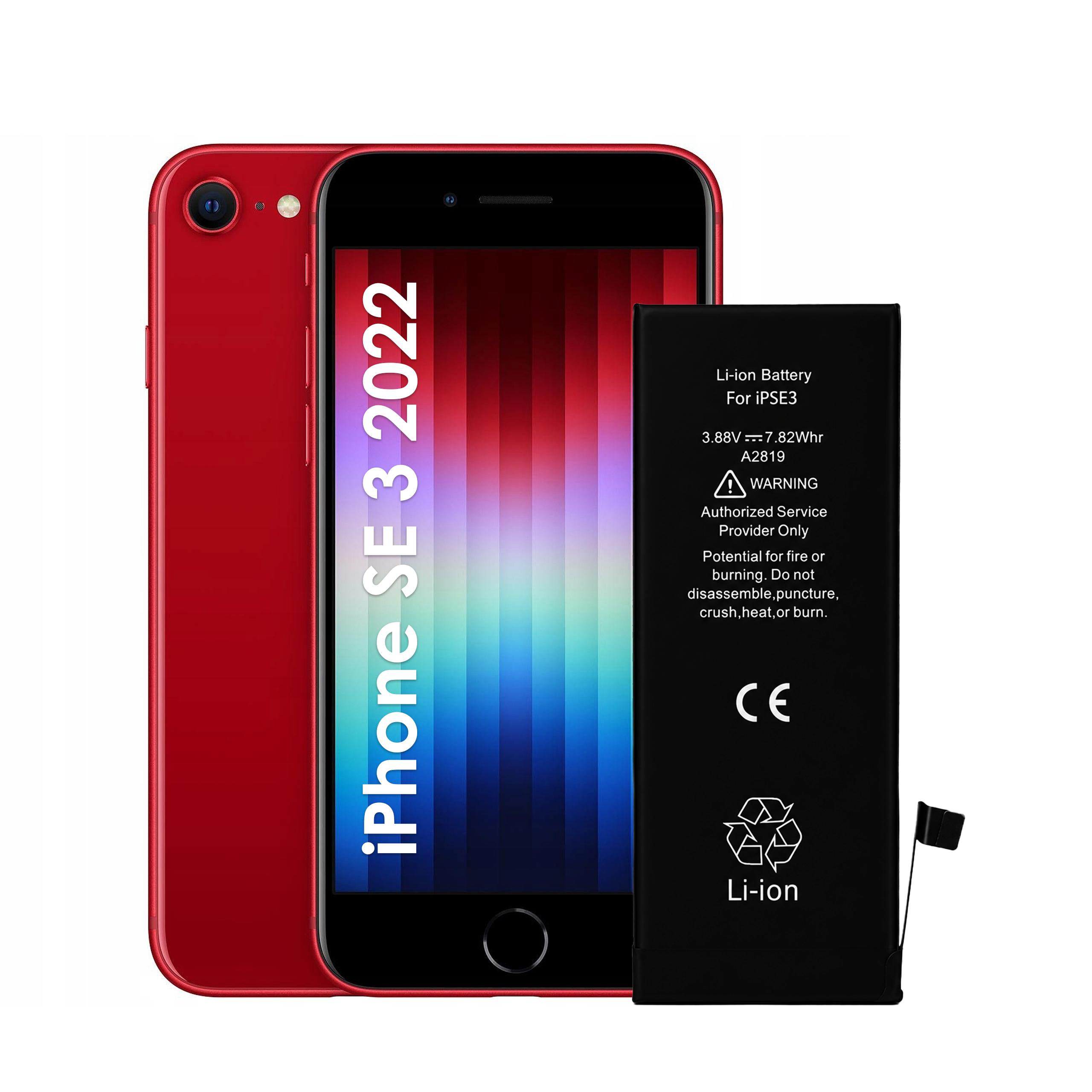 Bateria do iPhone SE 3 2022 2018mAh BEZ KOMUNIKATU Programowalny Akumulator