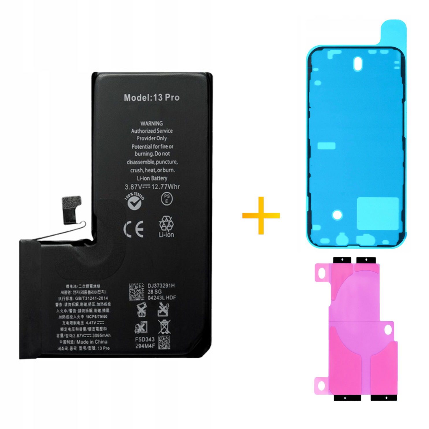 Bateria + Uszczelka do iPhone 13 Pro Większa Pojemność 3300 mAh NOWACELL