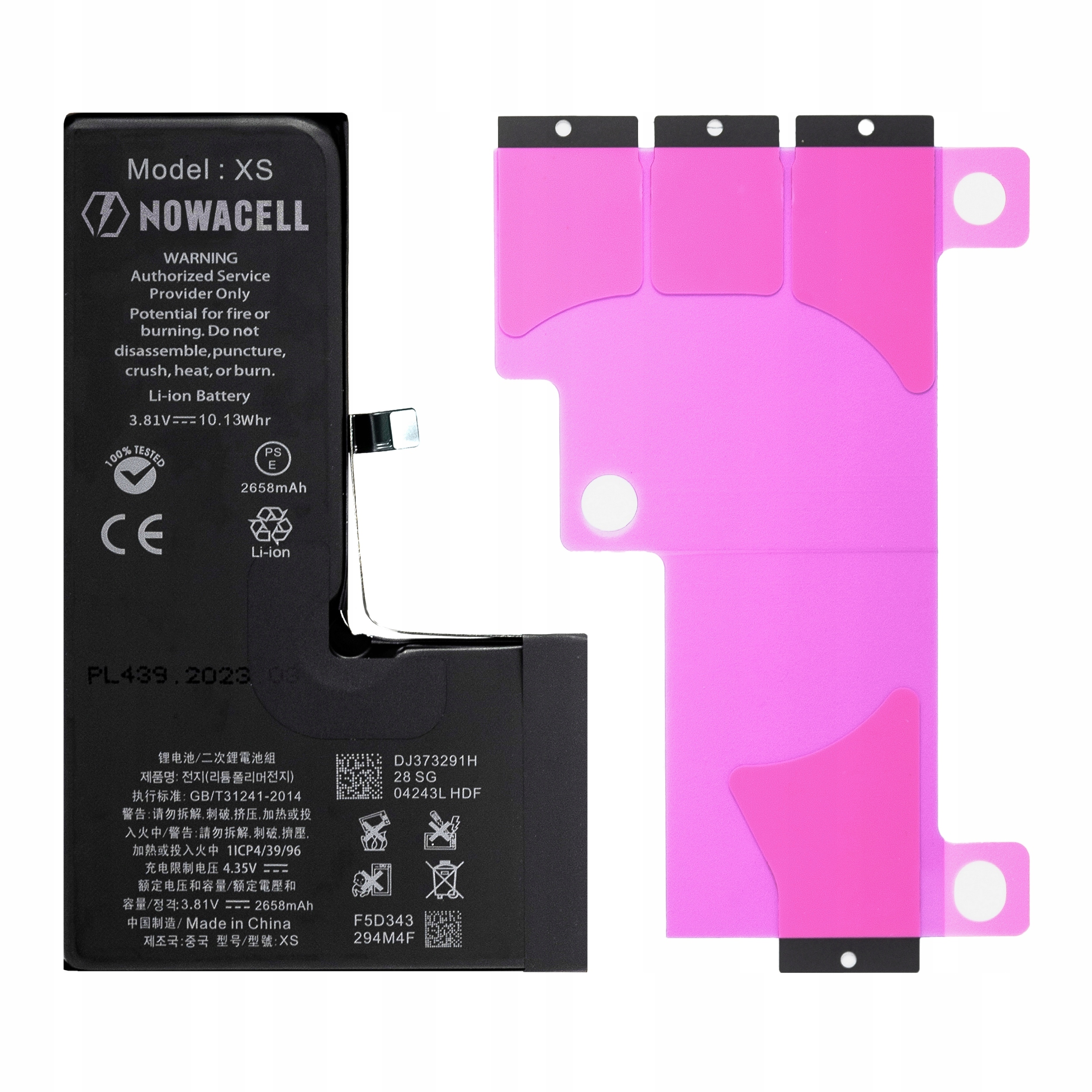 Bateria do iPhone XS 2658mAh - NOWACELL