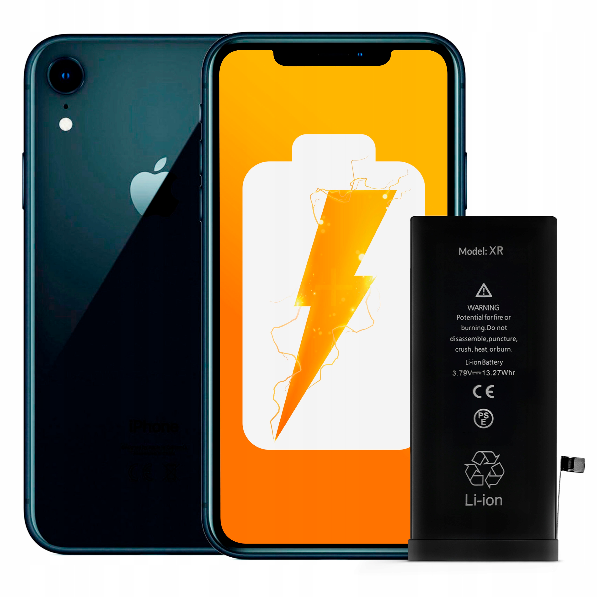 Bateria do iPhone XR Większa Pojemność 3500 mAh Zestaw NOWACELL