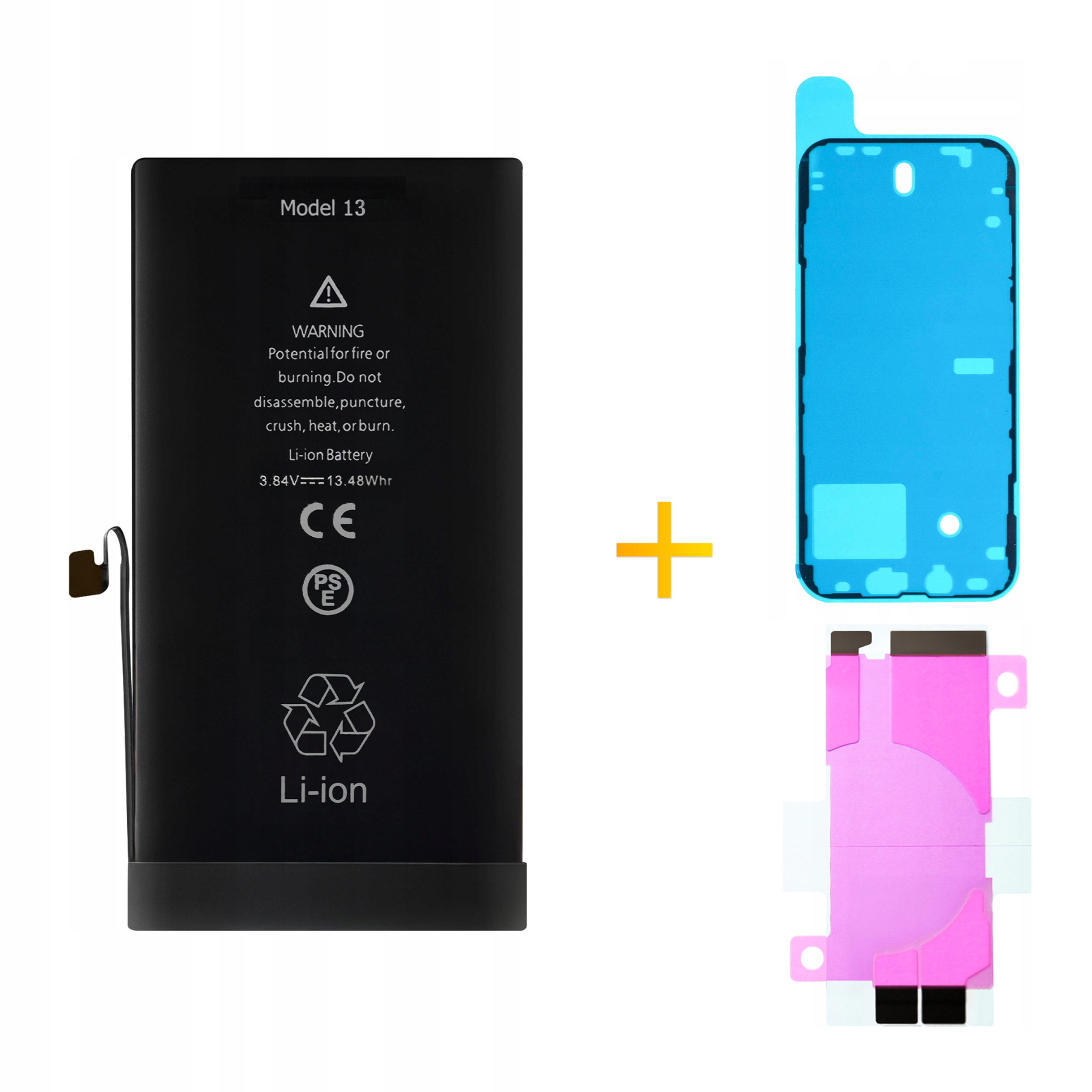 Bateria + Uszczelka do iPhone 13 Większa Pojemność 3510 mAh NOWACELL
