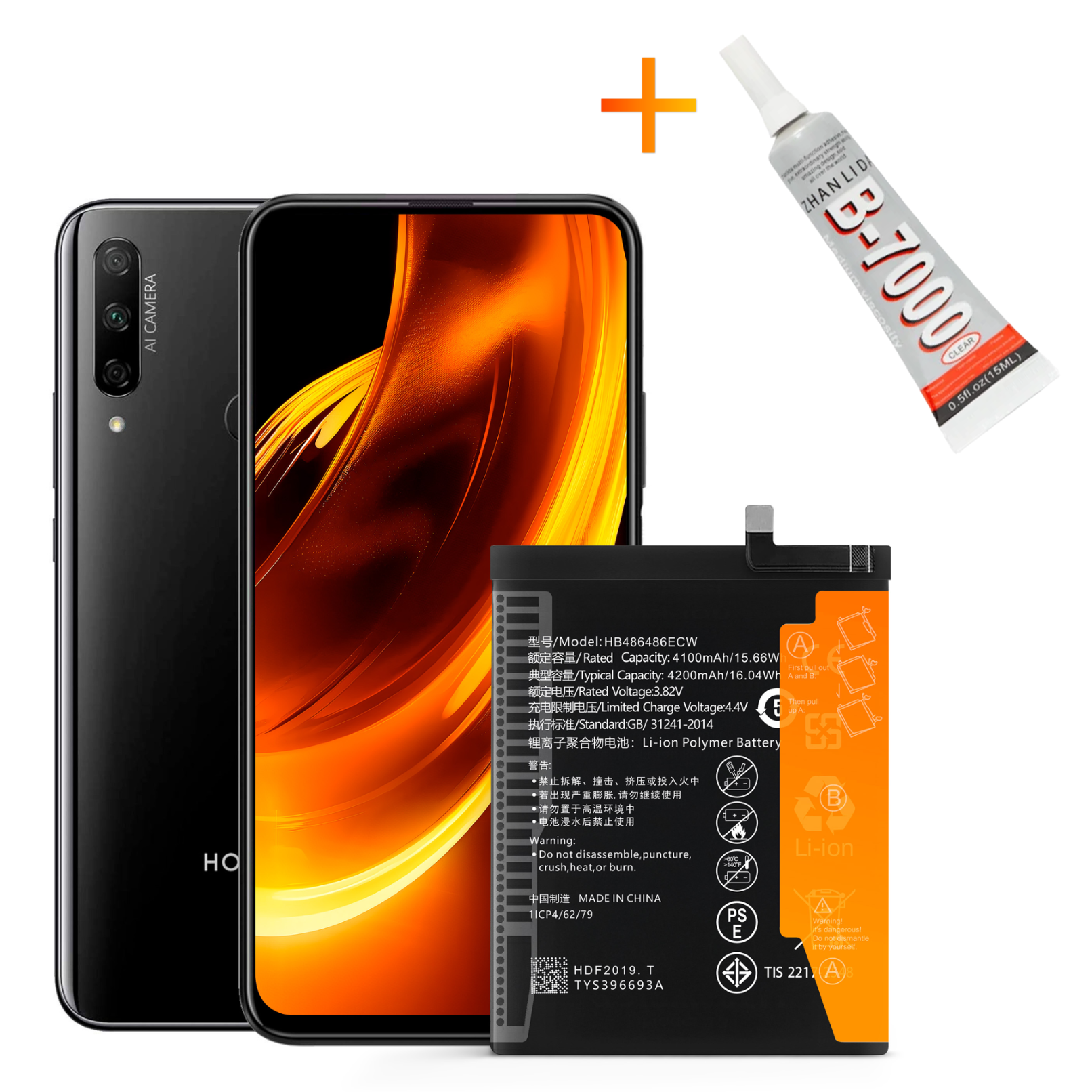 Bateria HB486486ECW + KLEJ B7000 do Huawei P30 Pro 4200 mAh Akumulator