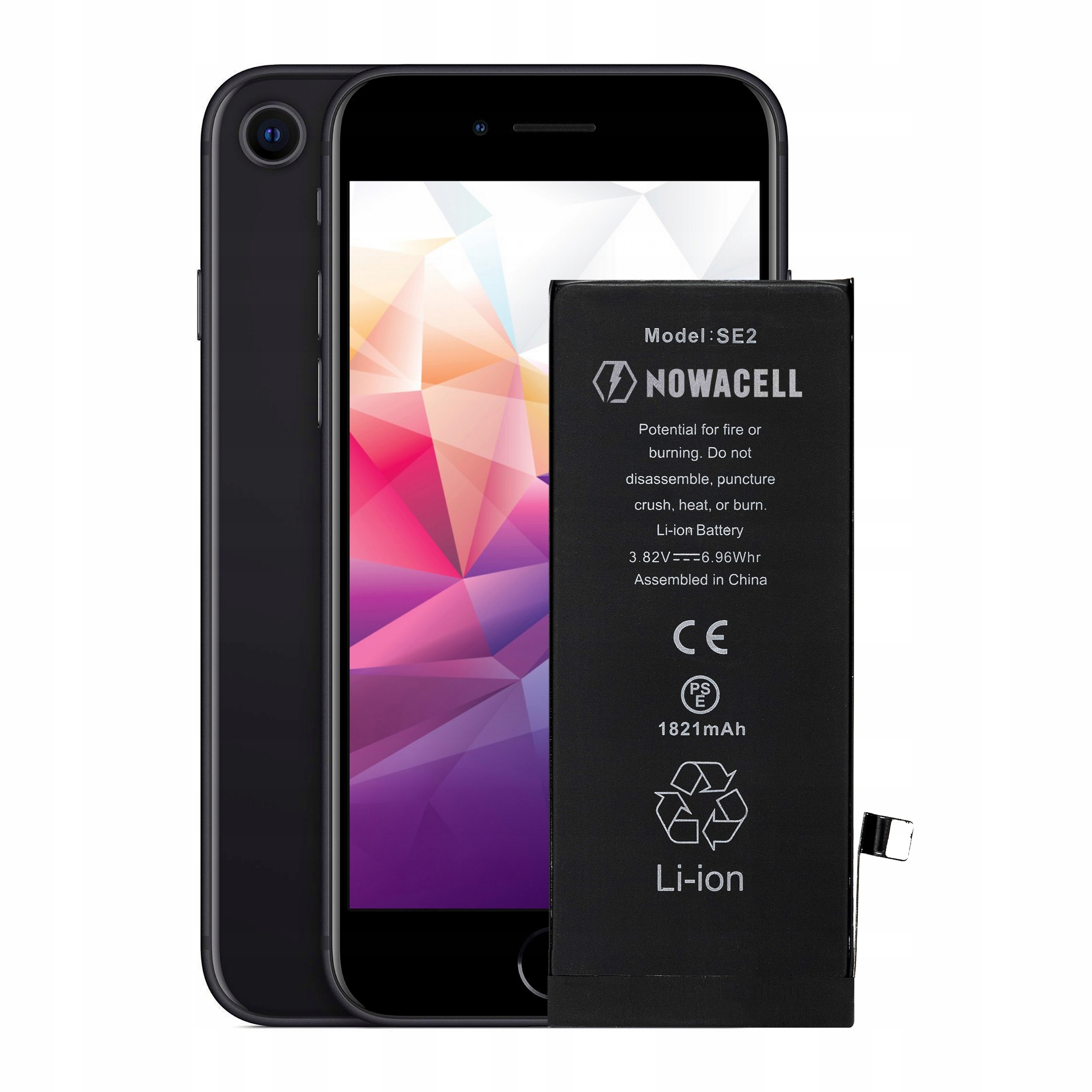 Bateria do iPhone SE (2020) 1821mAh - NOWACELL