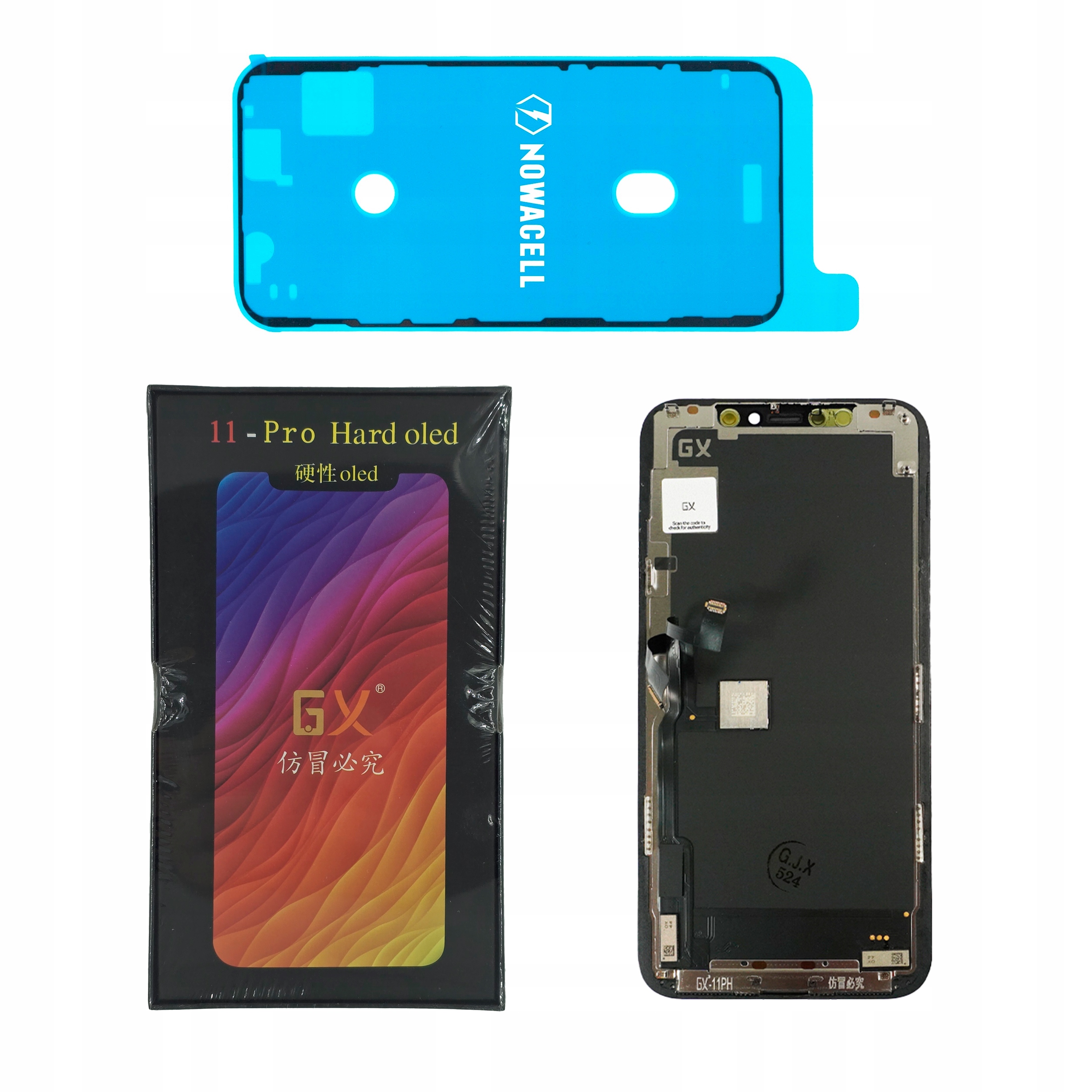 Wyświetlacz GX Hard OLED do Apple iPhone 11 Pro Ekran + Uszczelka