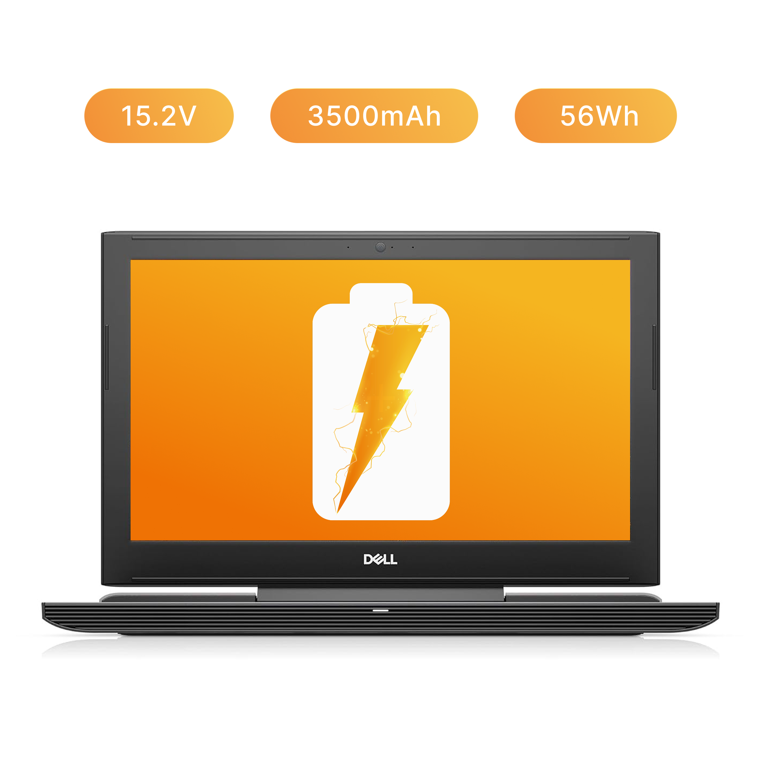 Bateria 33YDH do Dell Inspiron 7577 G3 3579 G5 5587 3500 15.2 V 56 Wh