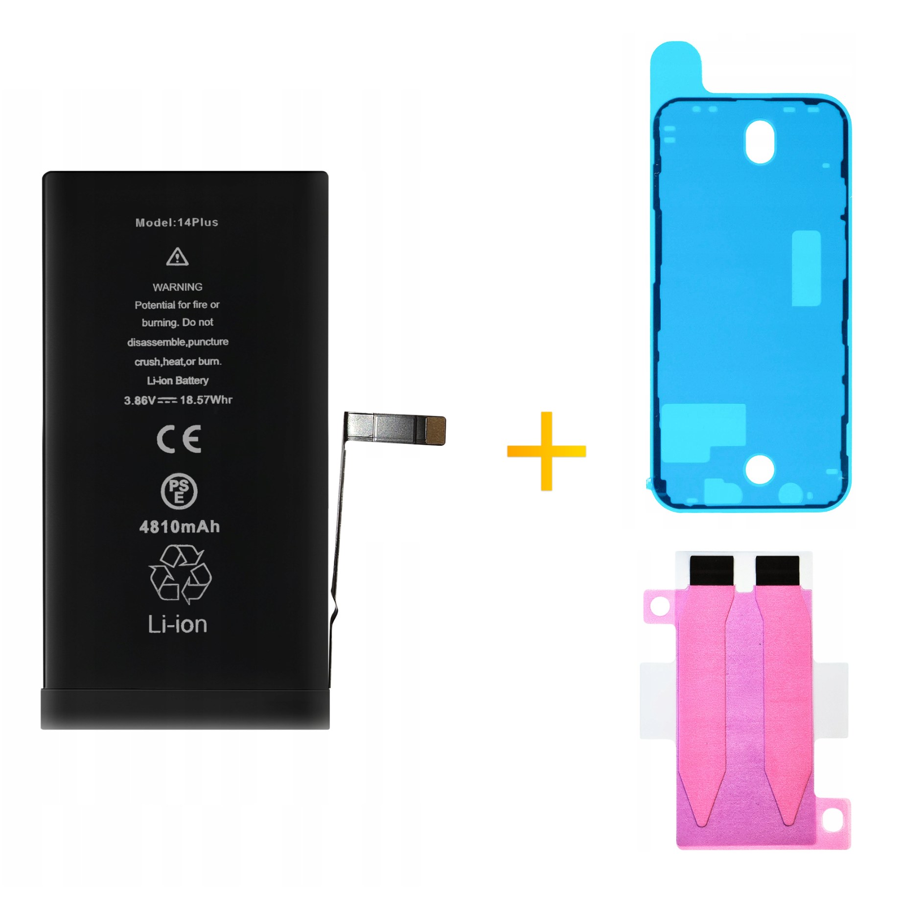 Bateria +  Uszczelka do iPhone 14 Plus Większa Pojemność 4810 mAh NOWACELL