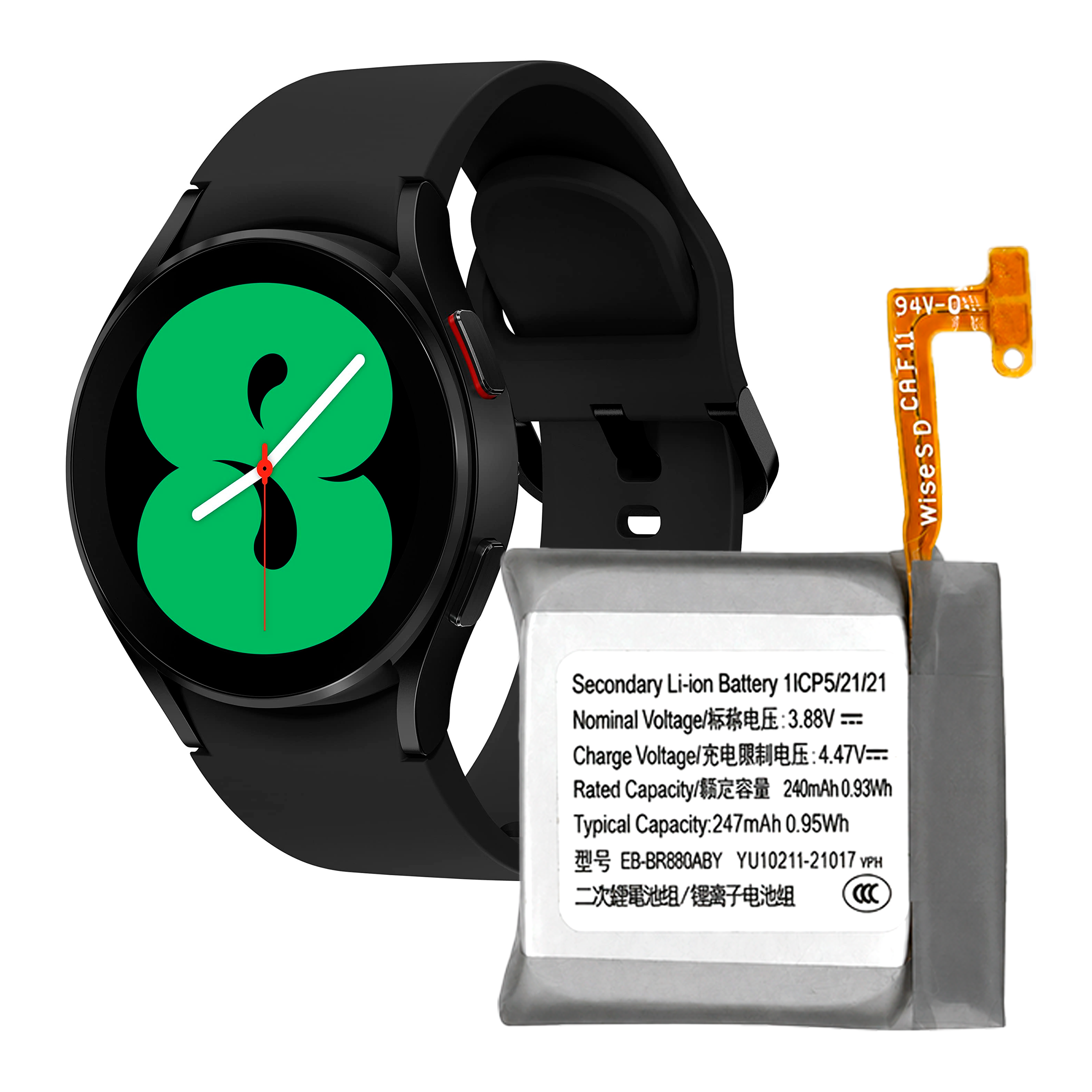 Bateria EB-BR880ABU do Samsung Galaxy Watch 4 40 mm / 4 Classic 42mm 240mAh