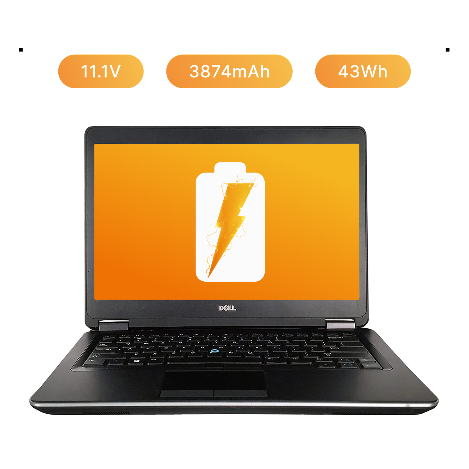 Bateria E7240 WD52H do Dell Latitude E7240 E7250 451-BBFX GVD76 11.1V 43 Wh