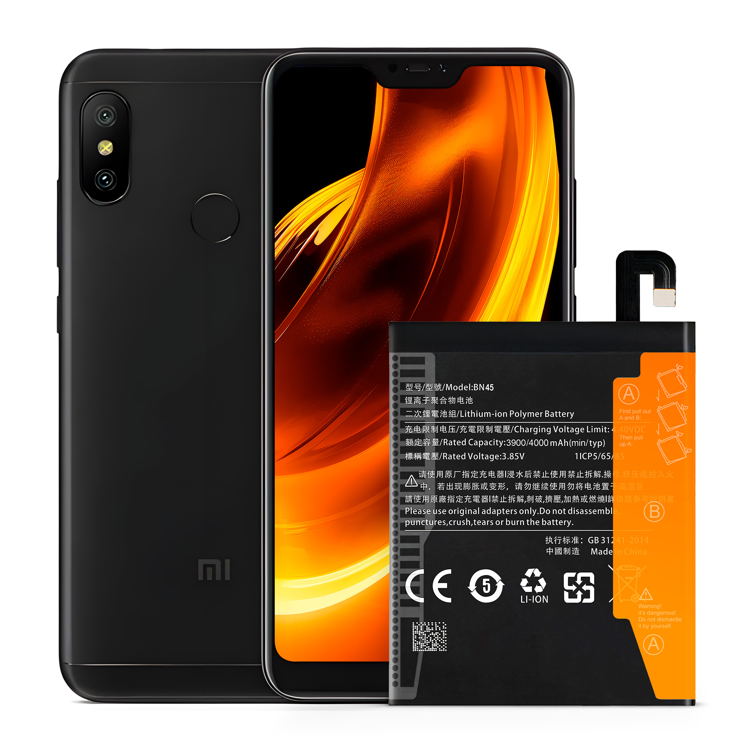 Bateria BN45 + KLEJ B7000 do Xiaomi Redmi Note 5 / 5 Pro, 4000 mAh NOWACELL