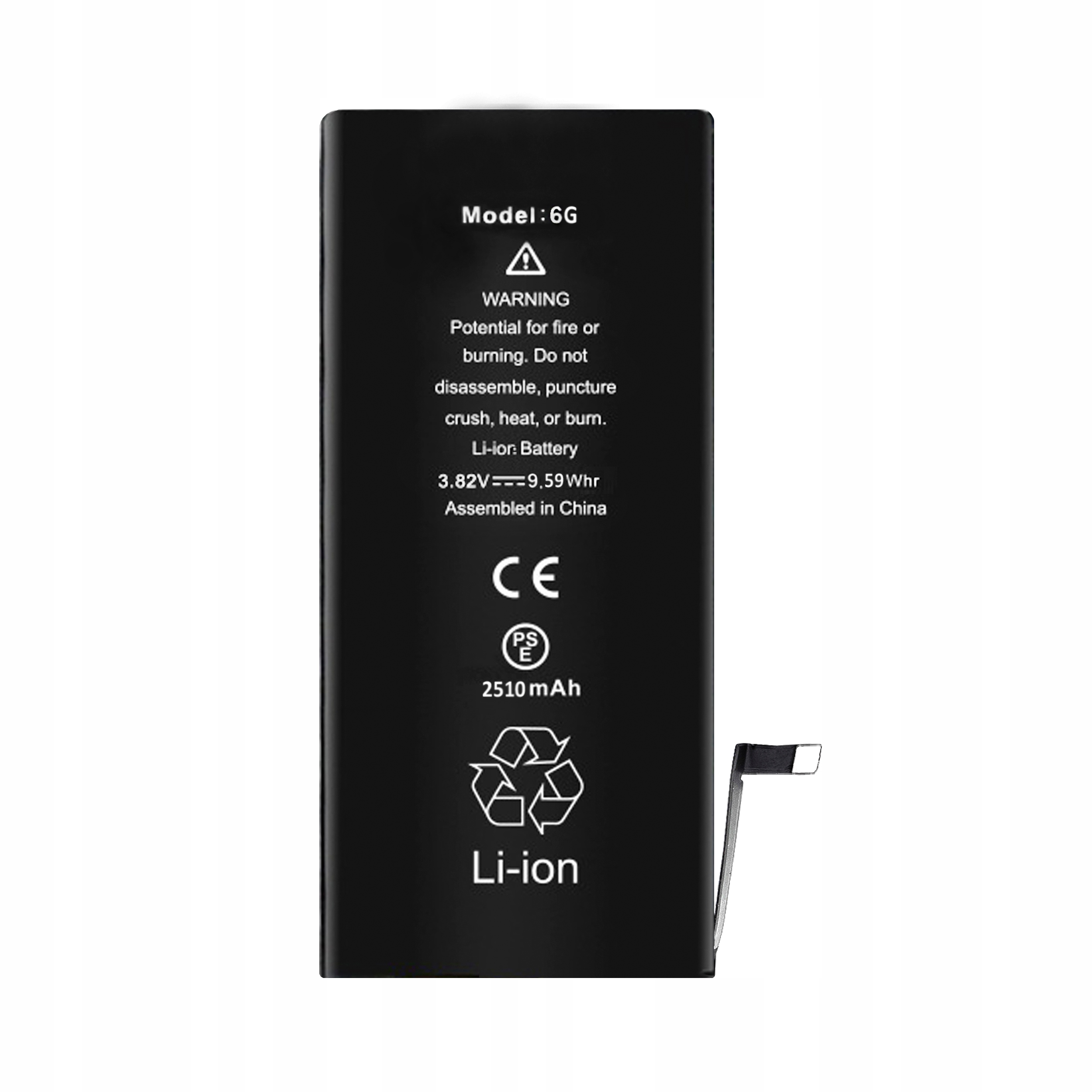 Bateria do iPhone 6 BEZ KOMUNIKATU Większa Pojemność 2510 mAh NOWACELL