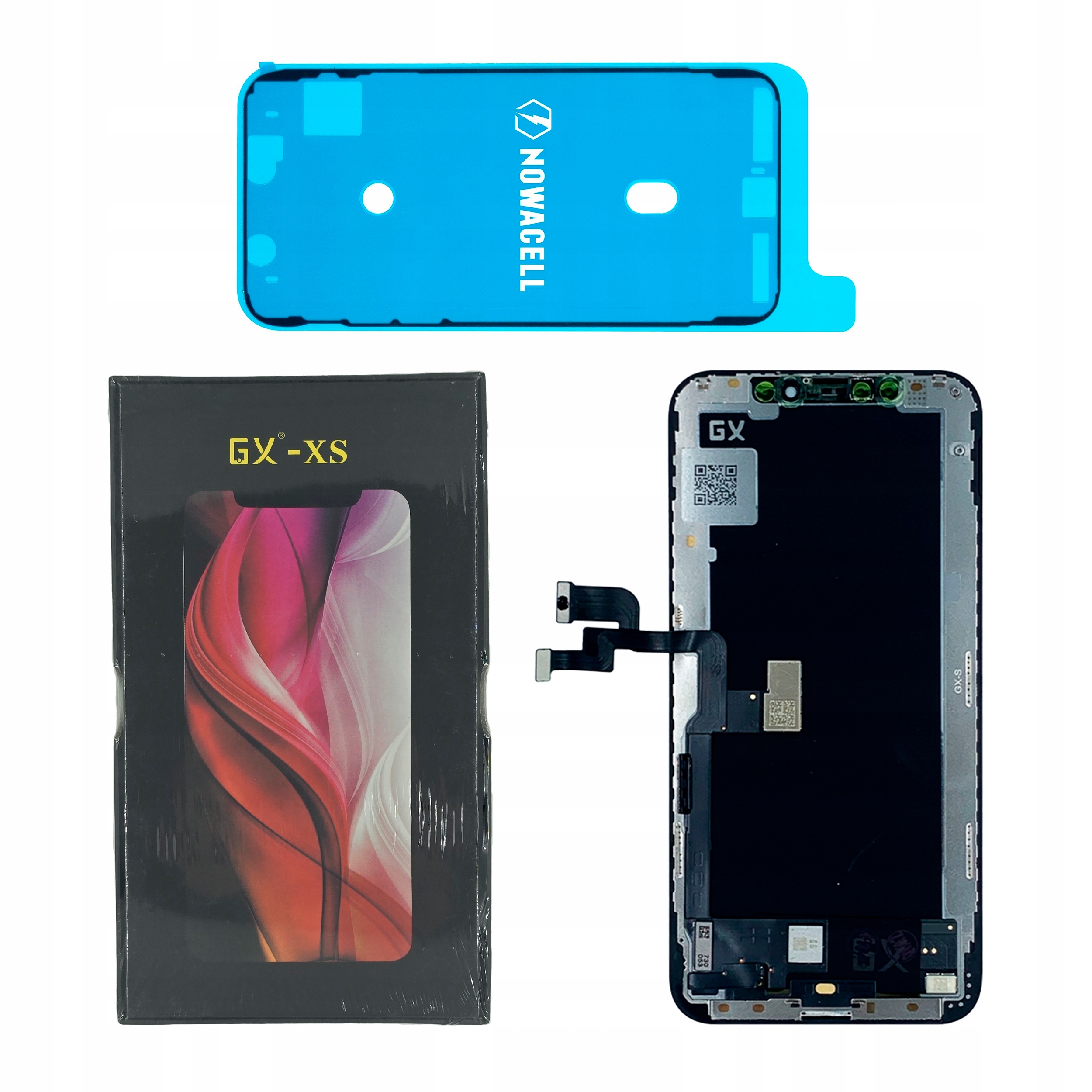 Wyświetlacz GX OLED do Apple iPhone XS Ekran + Uszczelka