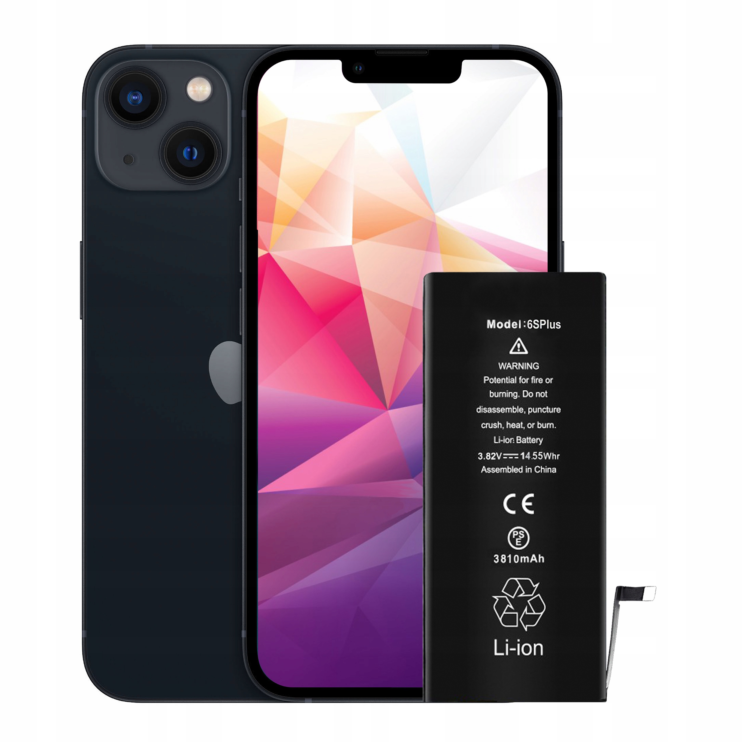 Bateria + Uszczelka do iPhone 6S Plus Większa Pojemność 3810 mAh NOWACELL
