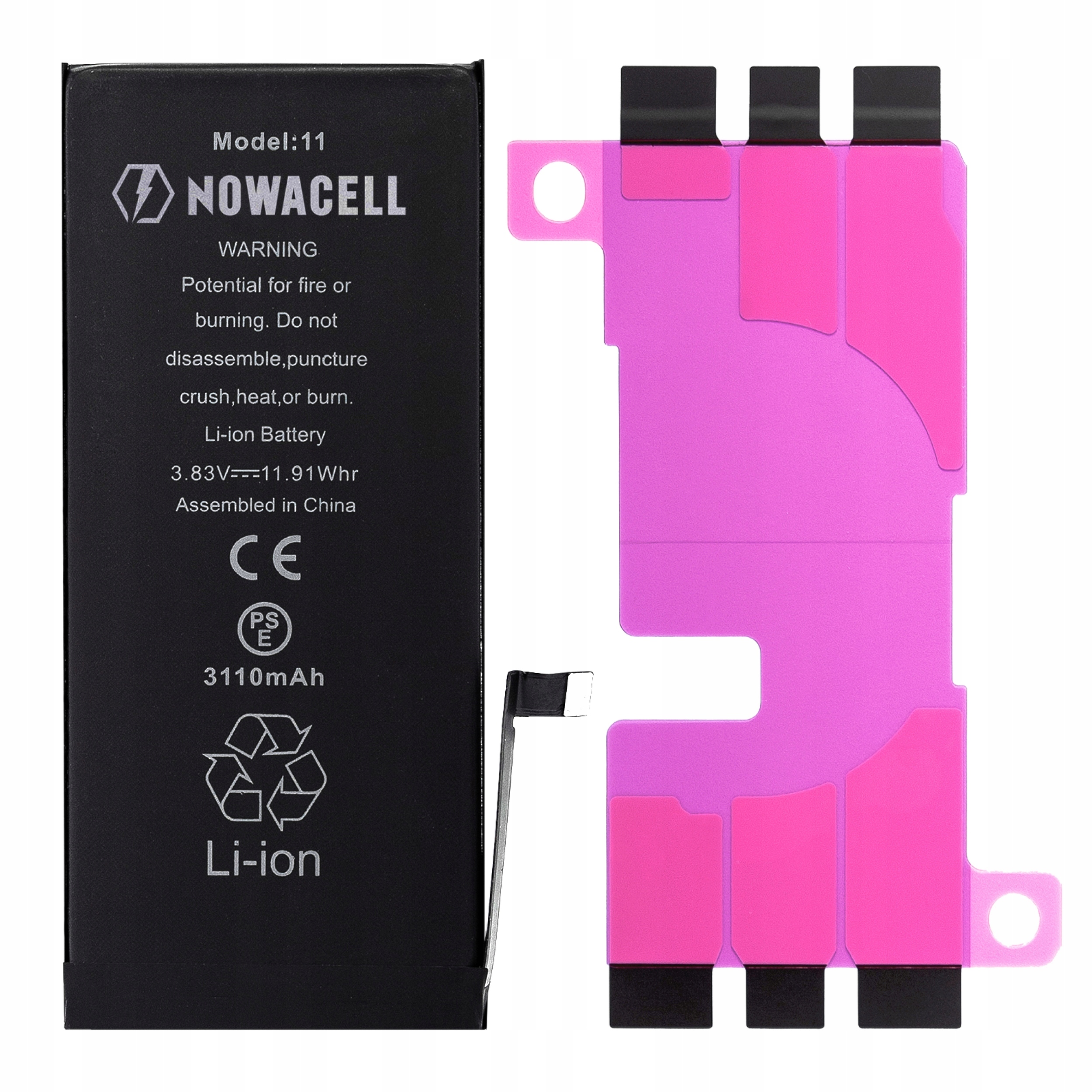 Bateria do iPhone 11 3110mAh - NOWACELL