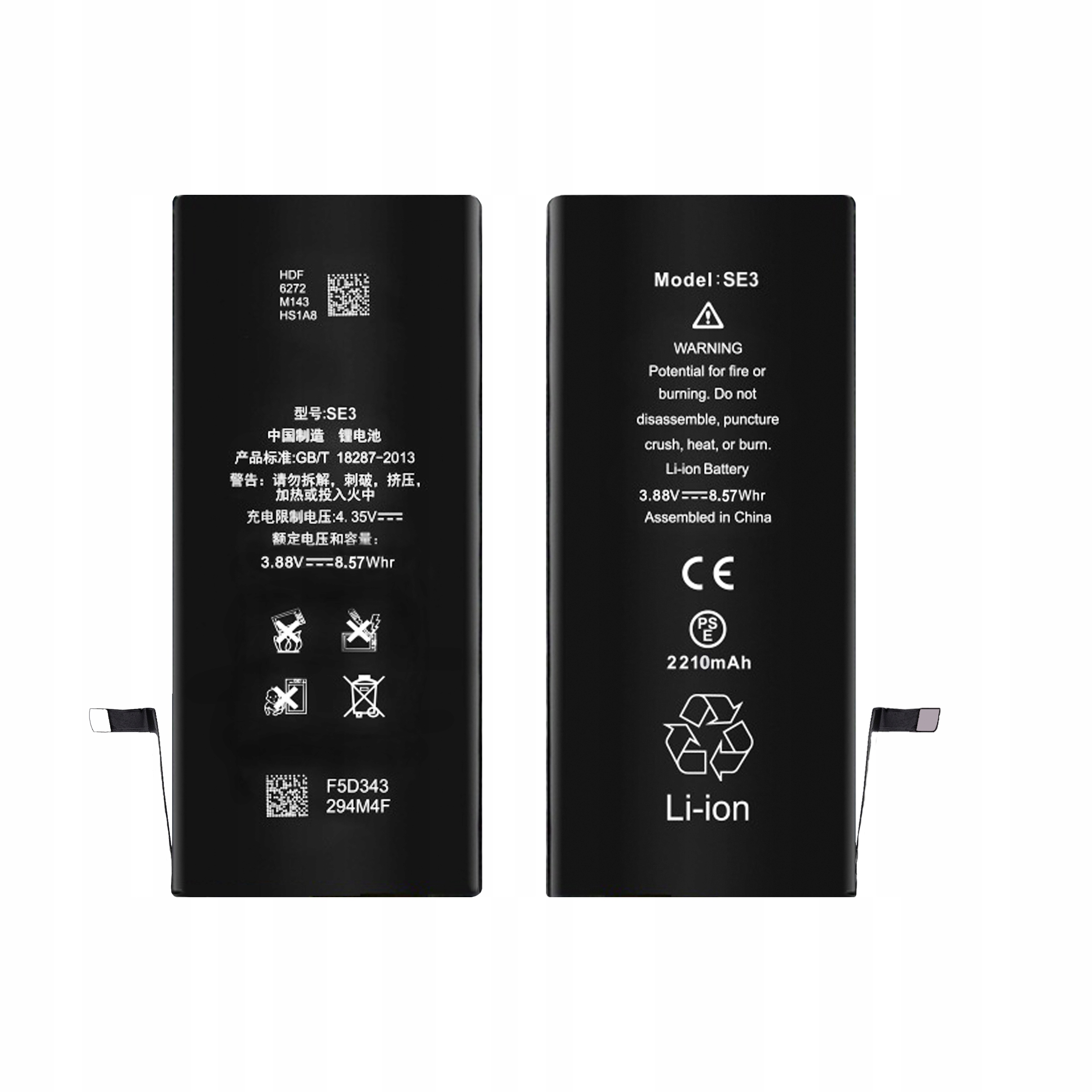Bateria do iPhone SE 3 2022 Większa Pojemność 2200 mAh Zestaw NOWACELL