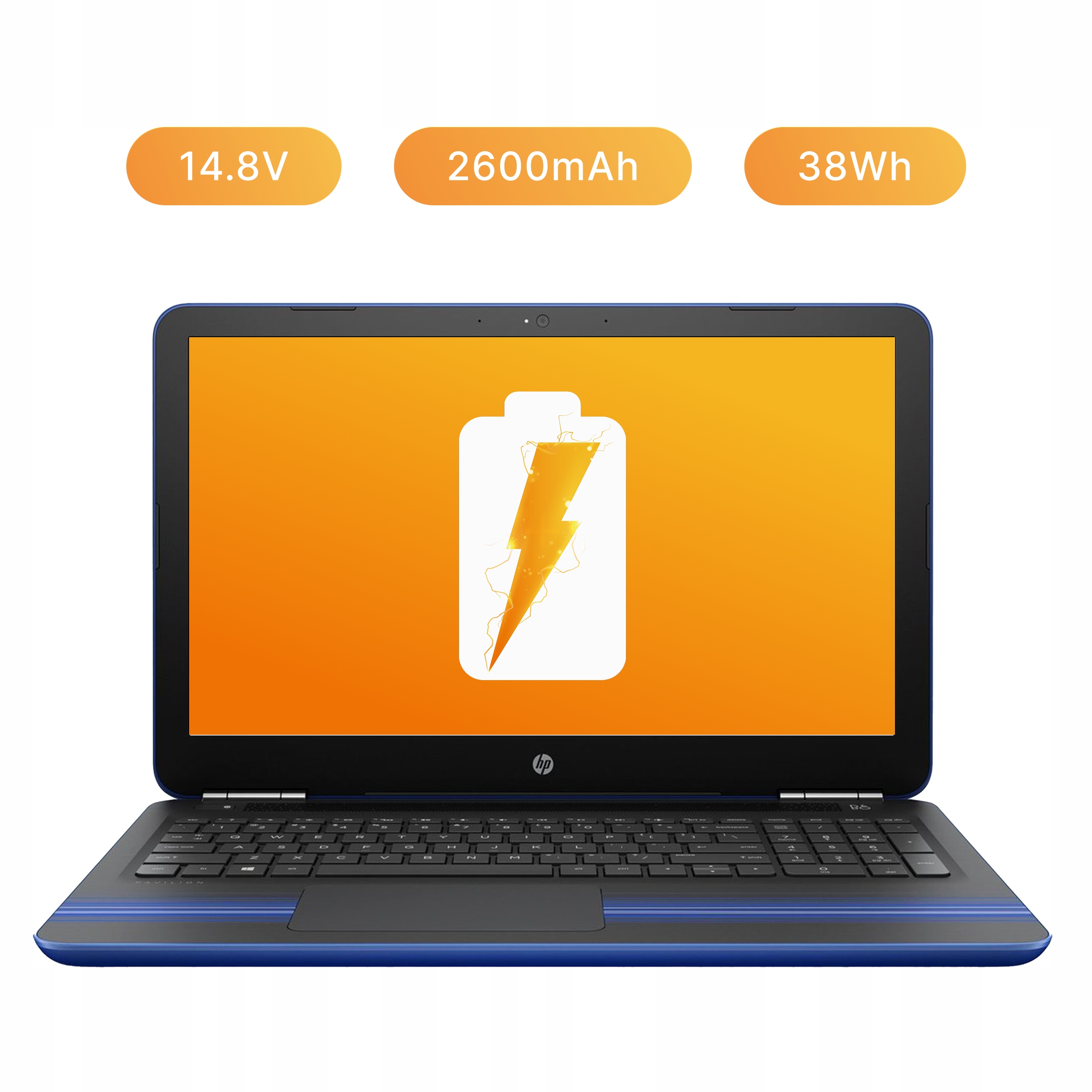 Bateria HS04 do HP HS03 240 245 250 255 G4 248 G1 14.8V 41Wh 2600mAh