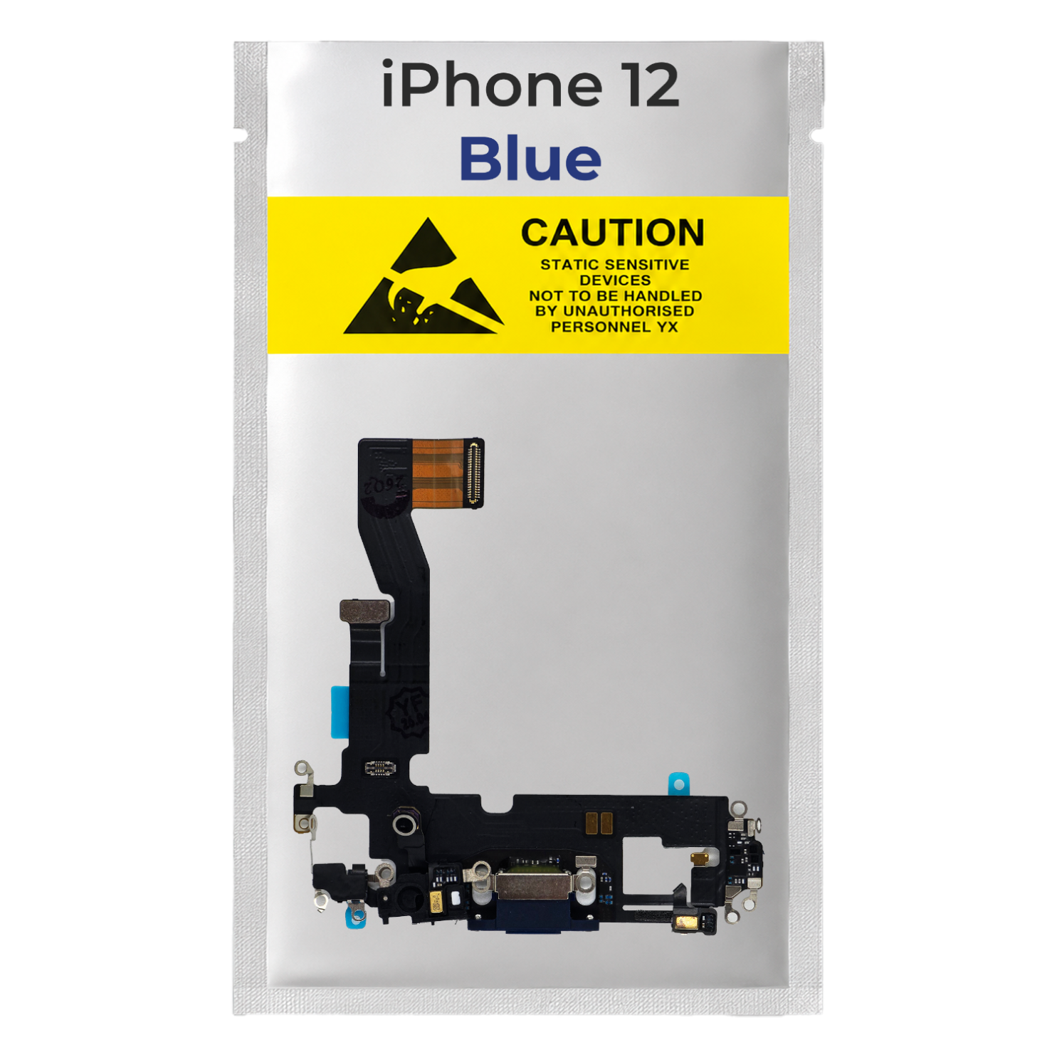 Złącze do iPhone 12 / 12 Pro Niebieskie A2403 A2407 Taśma ORYGINAŁ NOWACELL